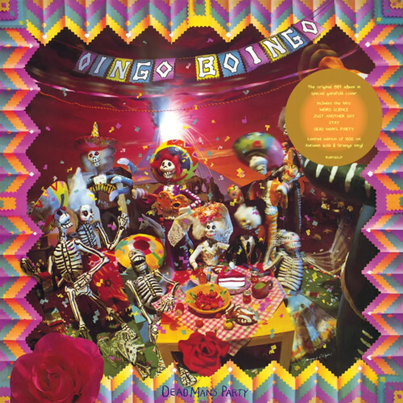 Oingo Boingo Dead Man's Party (Purple/Pink) Vinyl Record