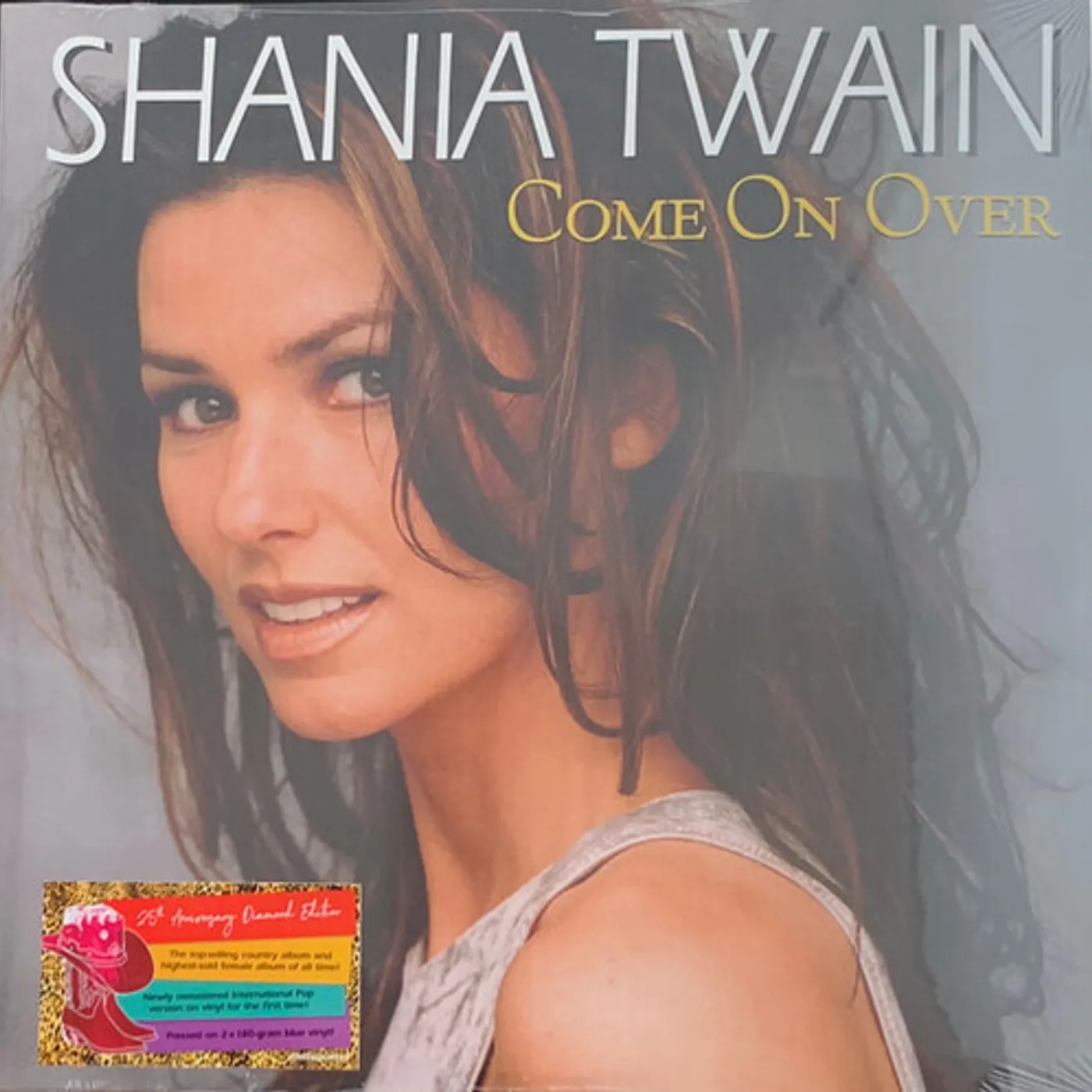 Shania Twain COME ON OVER - DIAMOND LIMITED EDITION Vinyl Record