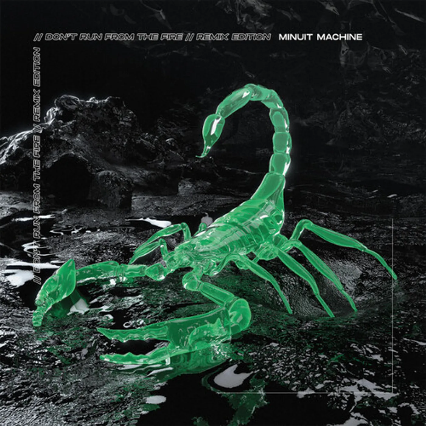 Minuit Machine DON'T RUN FROM THE FIRE - REMIX EDITION Vinyl Record