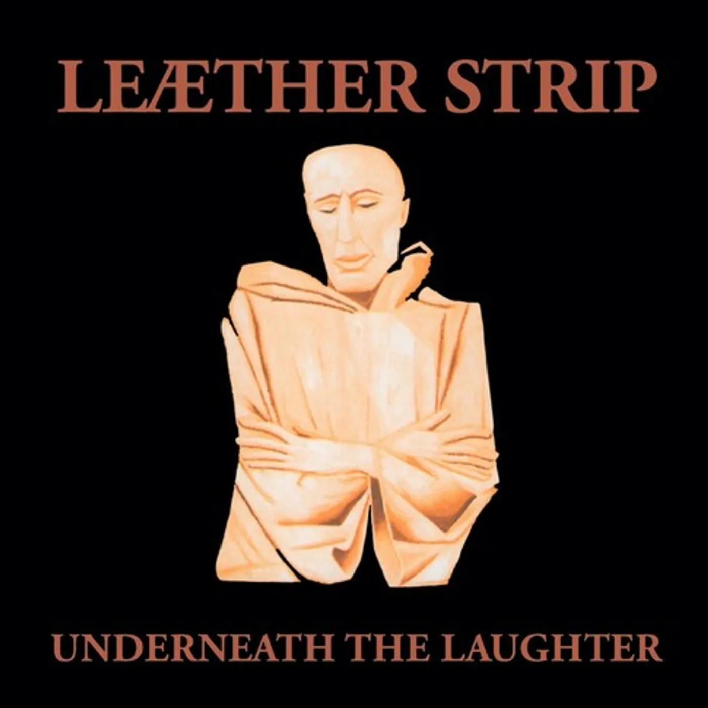 Leather Strip UNDERNEATH THE LAUGHTER - RED Vinyl Record