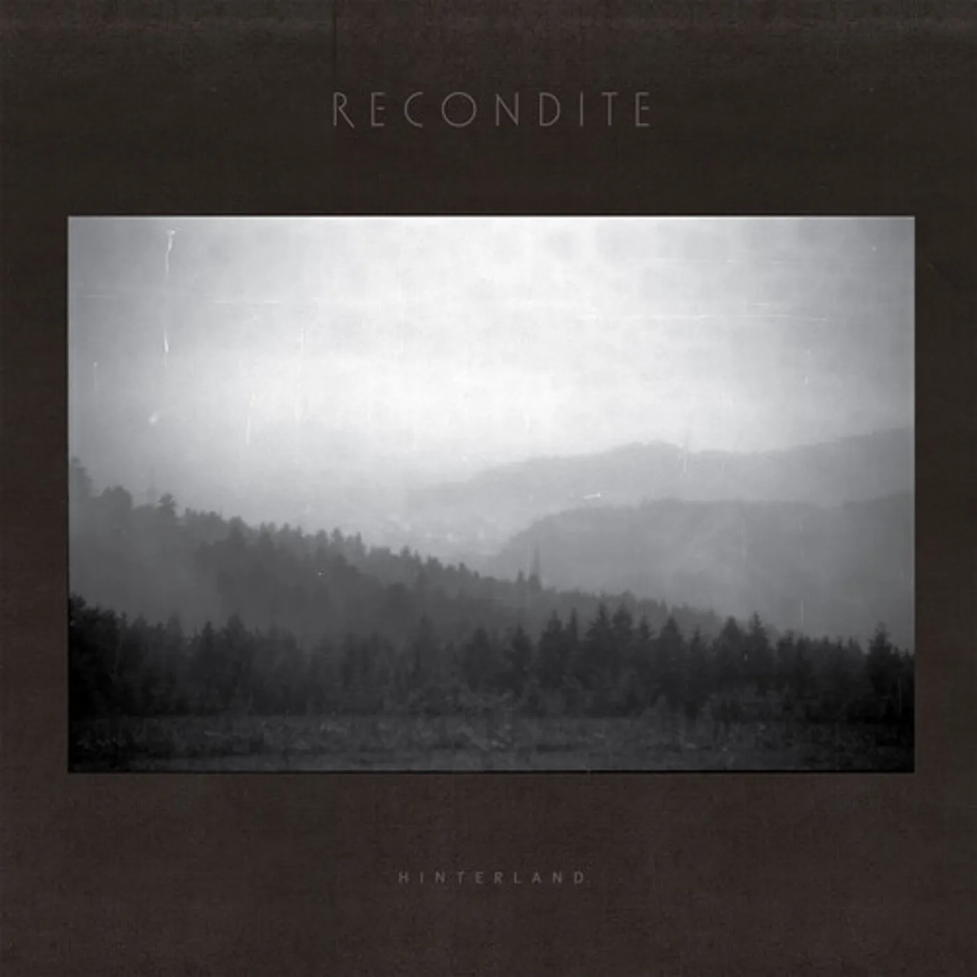 Recondite HINTERLAND Vinyl Record