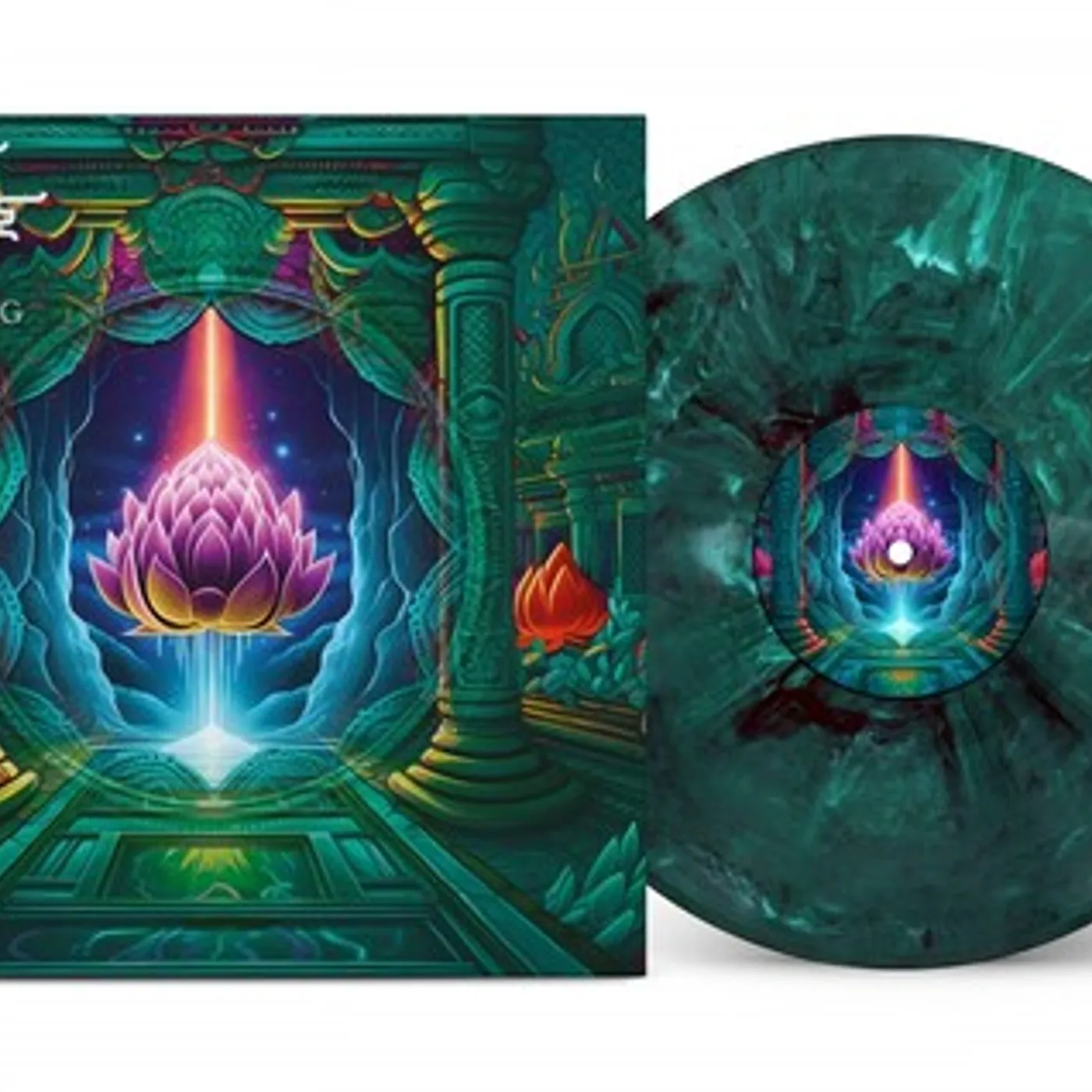 Ozric Tentacles LOTUS UNFOLDING Vinyl Record