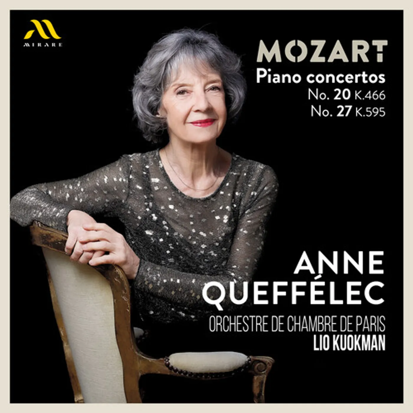 Anne Queffélec MOZART: PIANO CONCERTOS NOS. 20 & NO. 27 CD