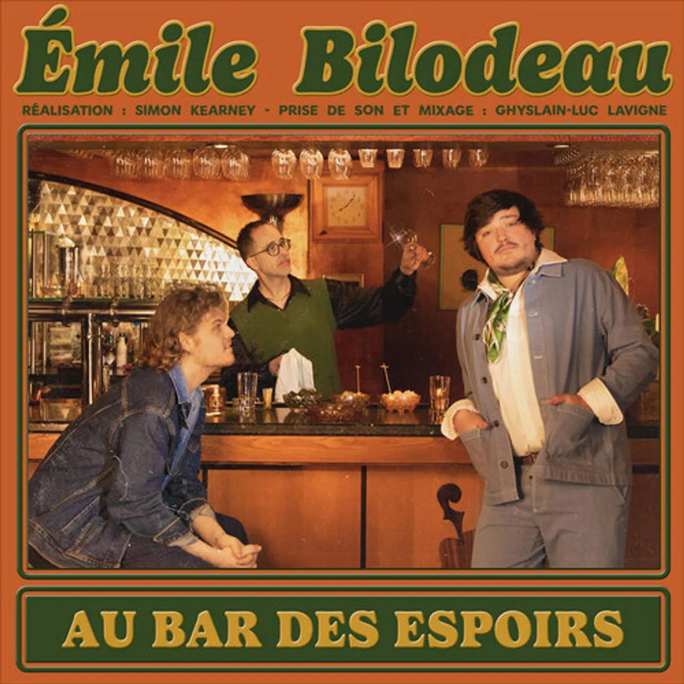 Émile Bilodeau AU BAR DES ESPOIRS Vinyl Record