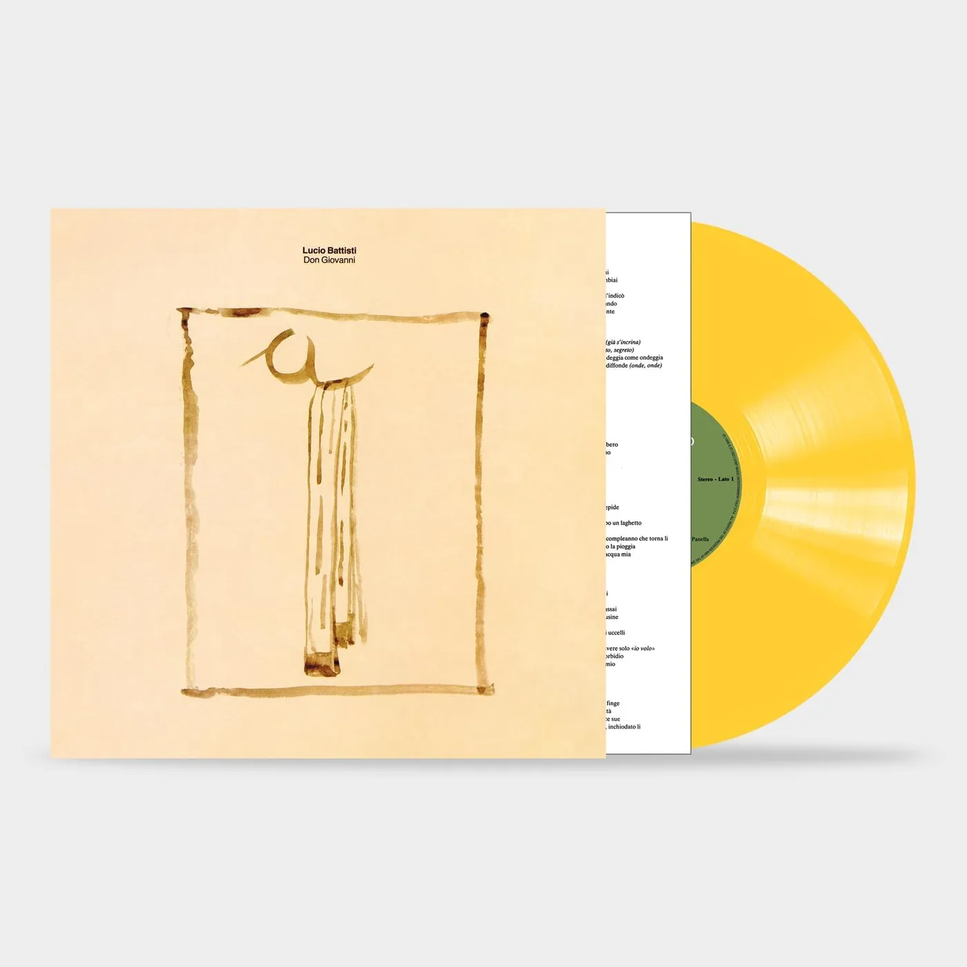 Lucio Battisti DON GIOVANNI Vinyl Record