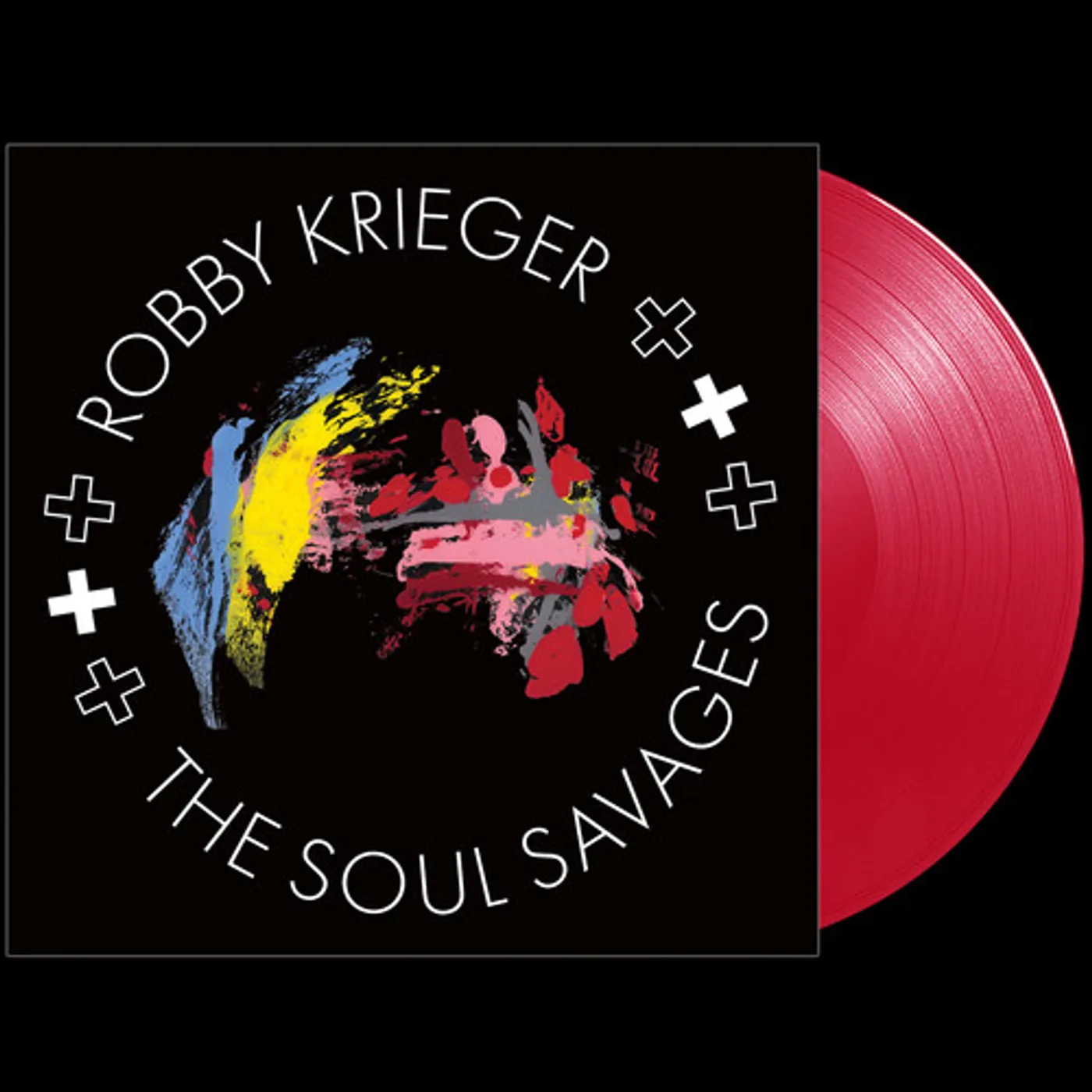 ROBBY KRIEGER & THE SOUL SAVAGES - RED Vinyl Record