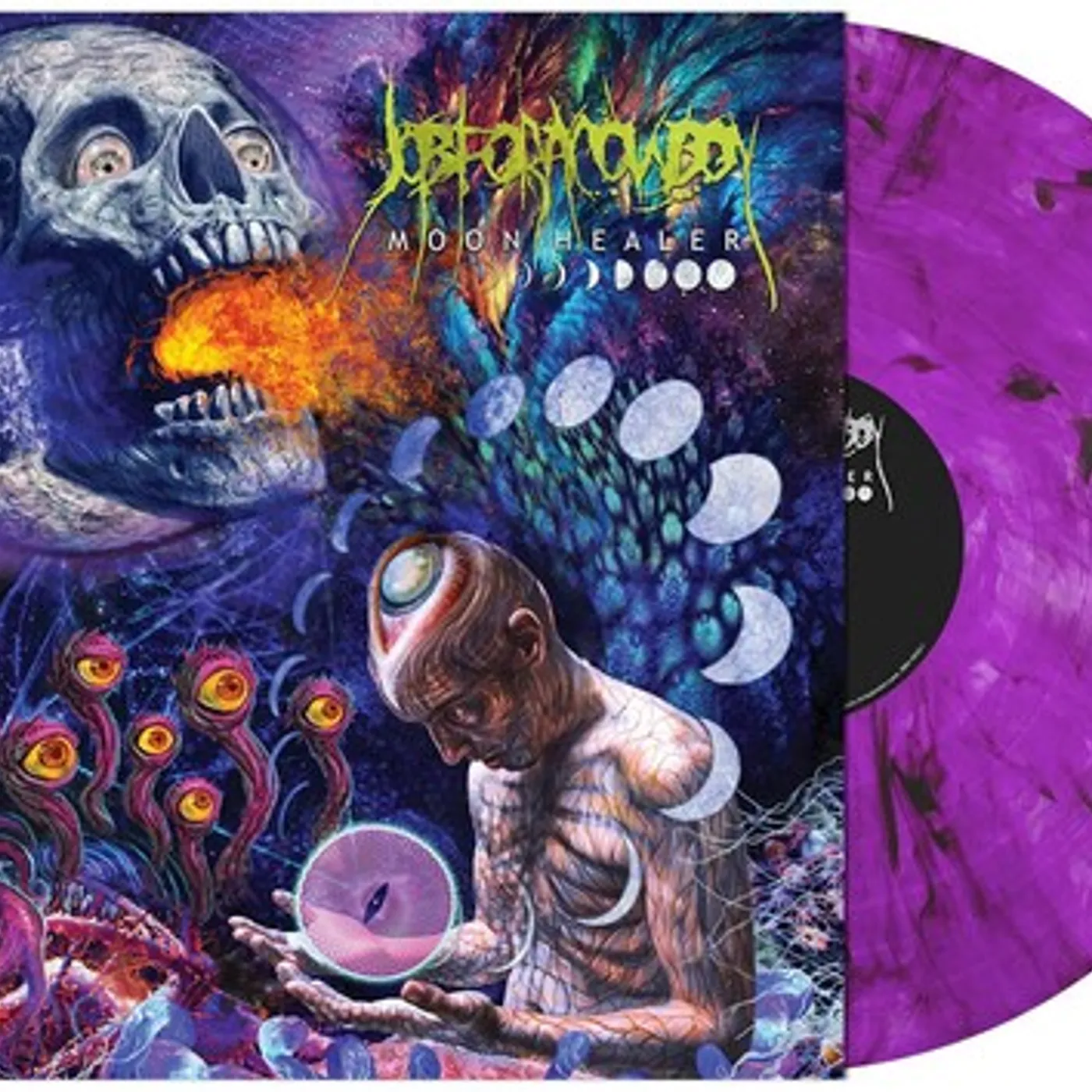 Job For A Cowboy Moon Healer (Purple/Black Smoke) Vinyl Record