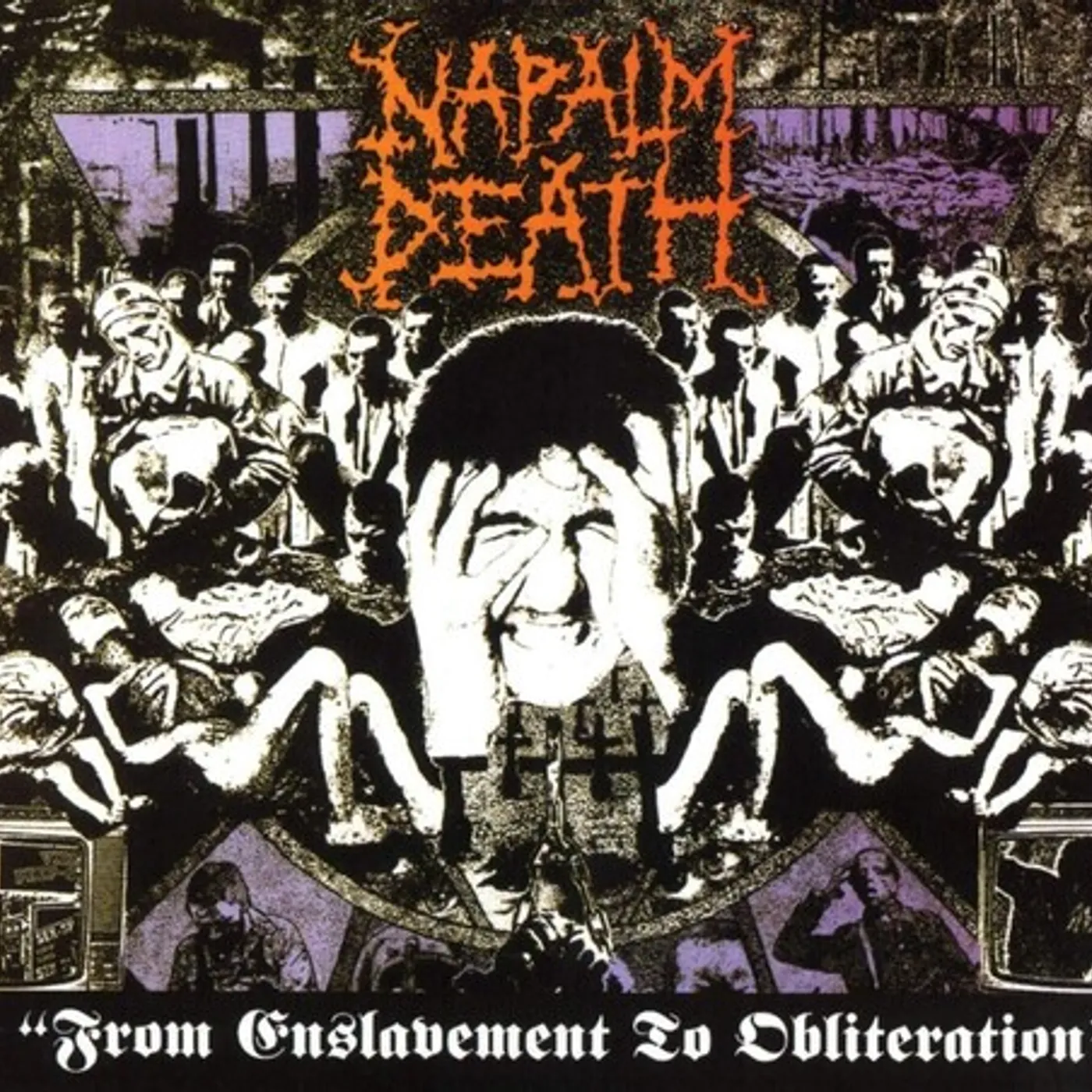 Napalm Death FROM ENSLAVEMENT TO OBLITERATION Vinyl Record