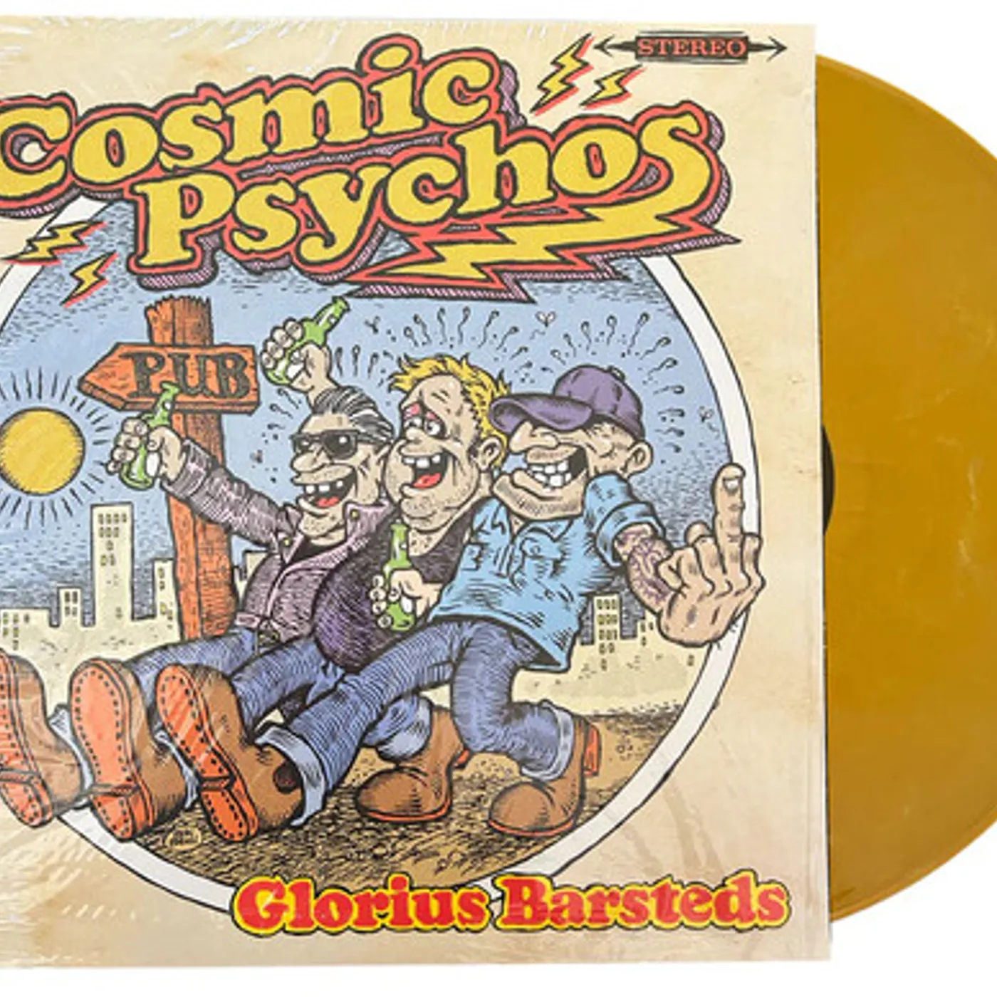 Cosmic Psychos GLORIUS BARSTEDS Vinyl Record