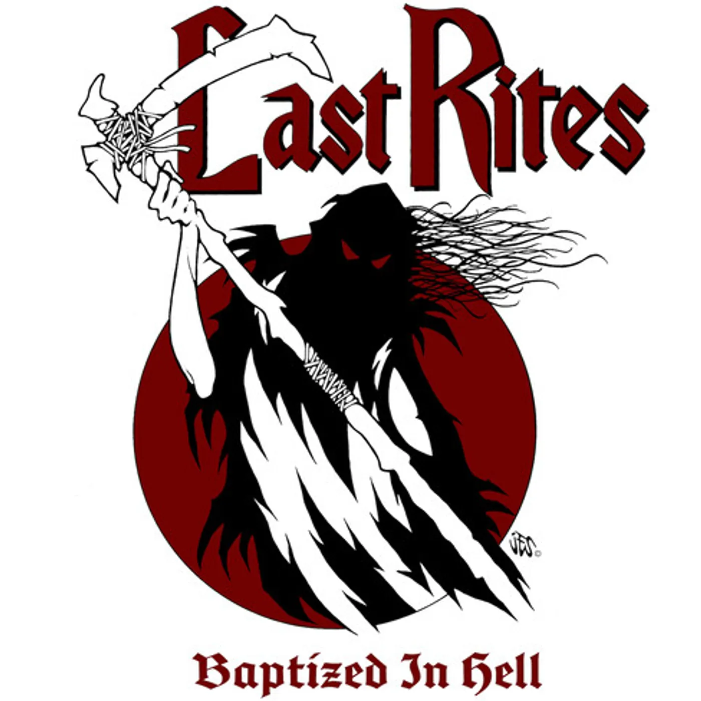 Last Rites Baptized In Hell Vinyl Record