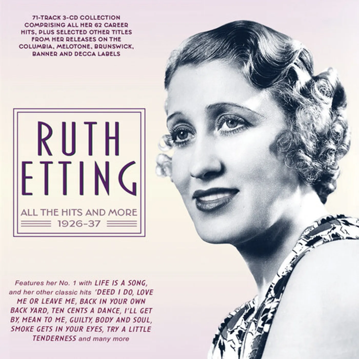 Ruth Etting ALL THE HITS AND MORE 1926-37 CD