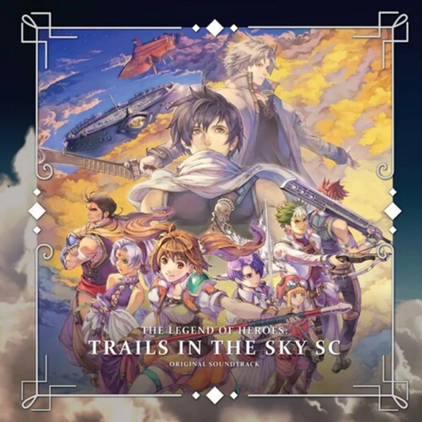 Falcom Sound Team jdk LEGEND OF HEROES TRAILS IN THE SKY - Original Soundtrack Vinyl Record - Blue Vinyl