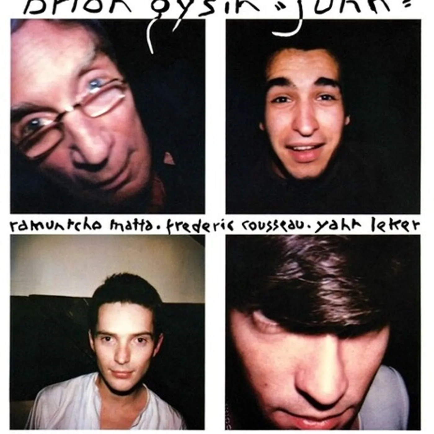 Brion Gysin JUNK Vinyl Record