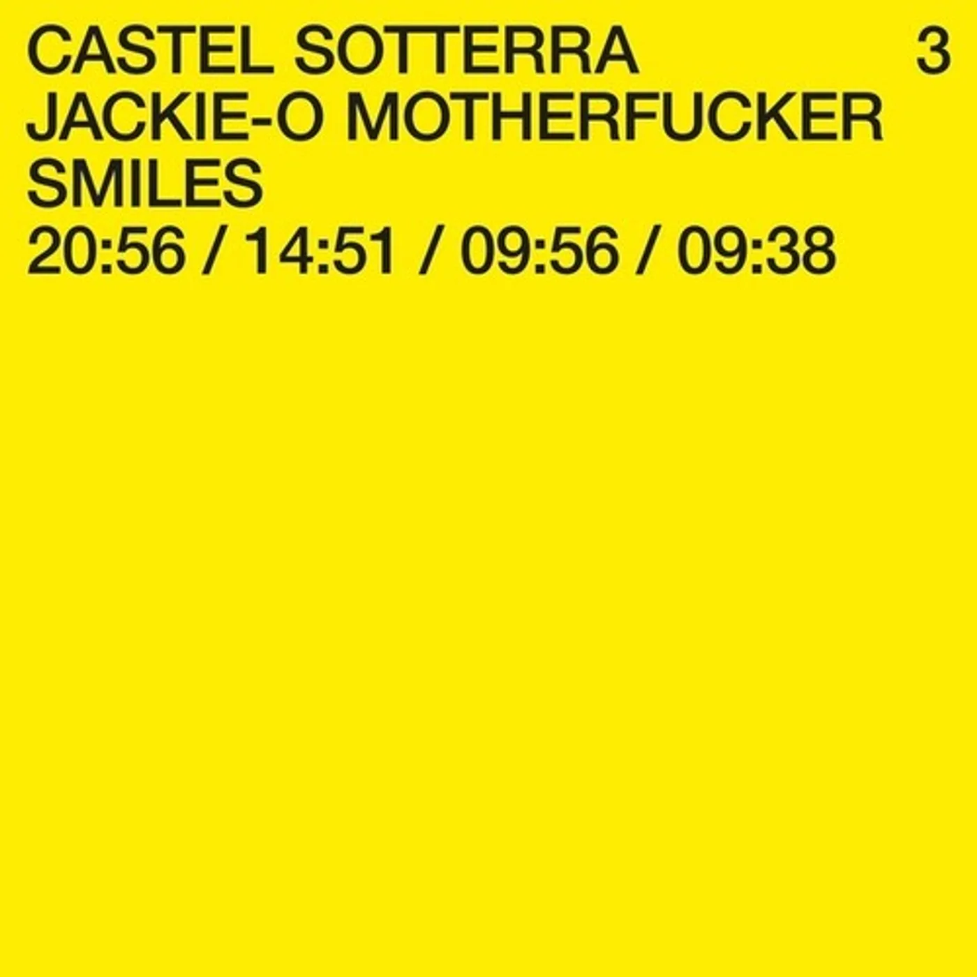 Jackie O Motherfucker Smiles Vinyl Record