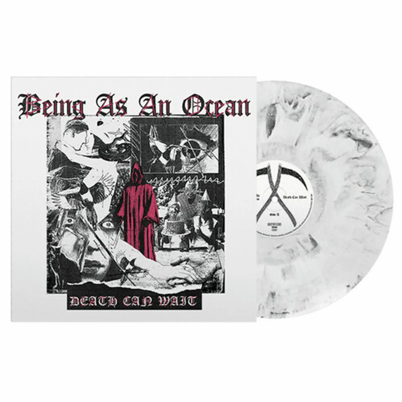 Being As An Ocean DEATH CAN WAIT - WHITE/BLACK MARBLE Vinyl Record