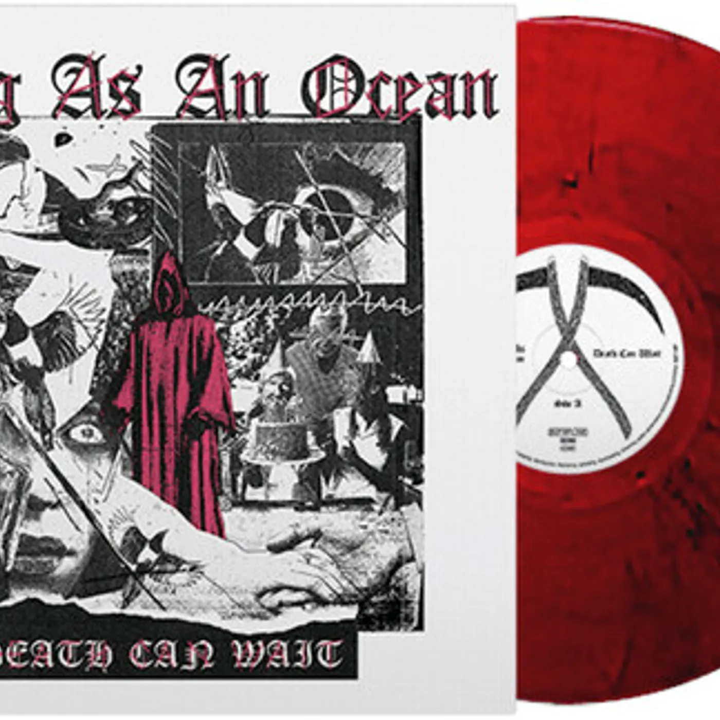 Being As An Ocean DEATH CAN WAIT - RED/BLACK MARBLE Vinyl Record