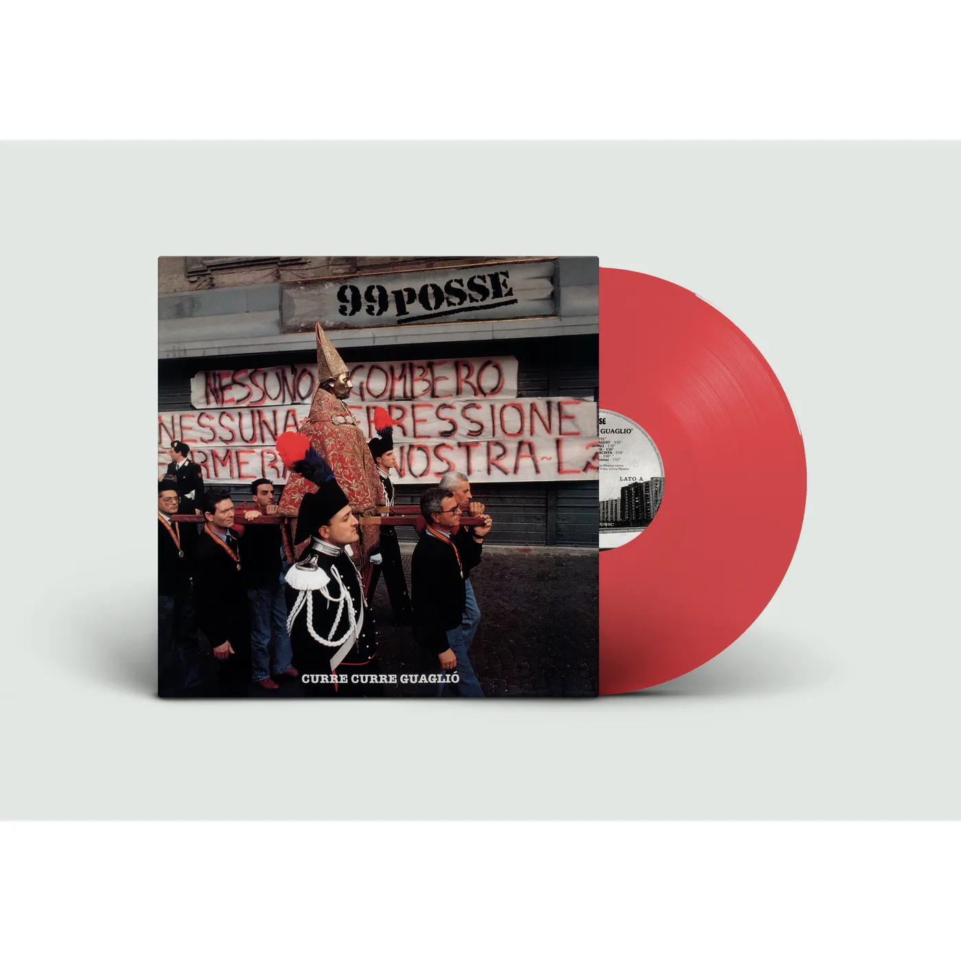 99 Posse Curre Curre Guaglio (180G/Transparent Red) Vinyl Record
