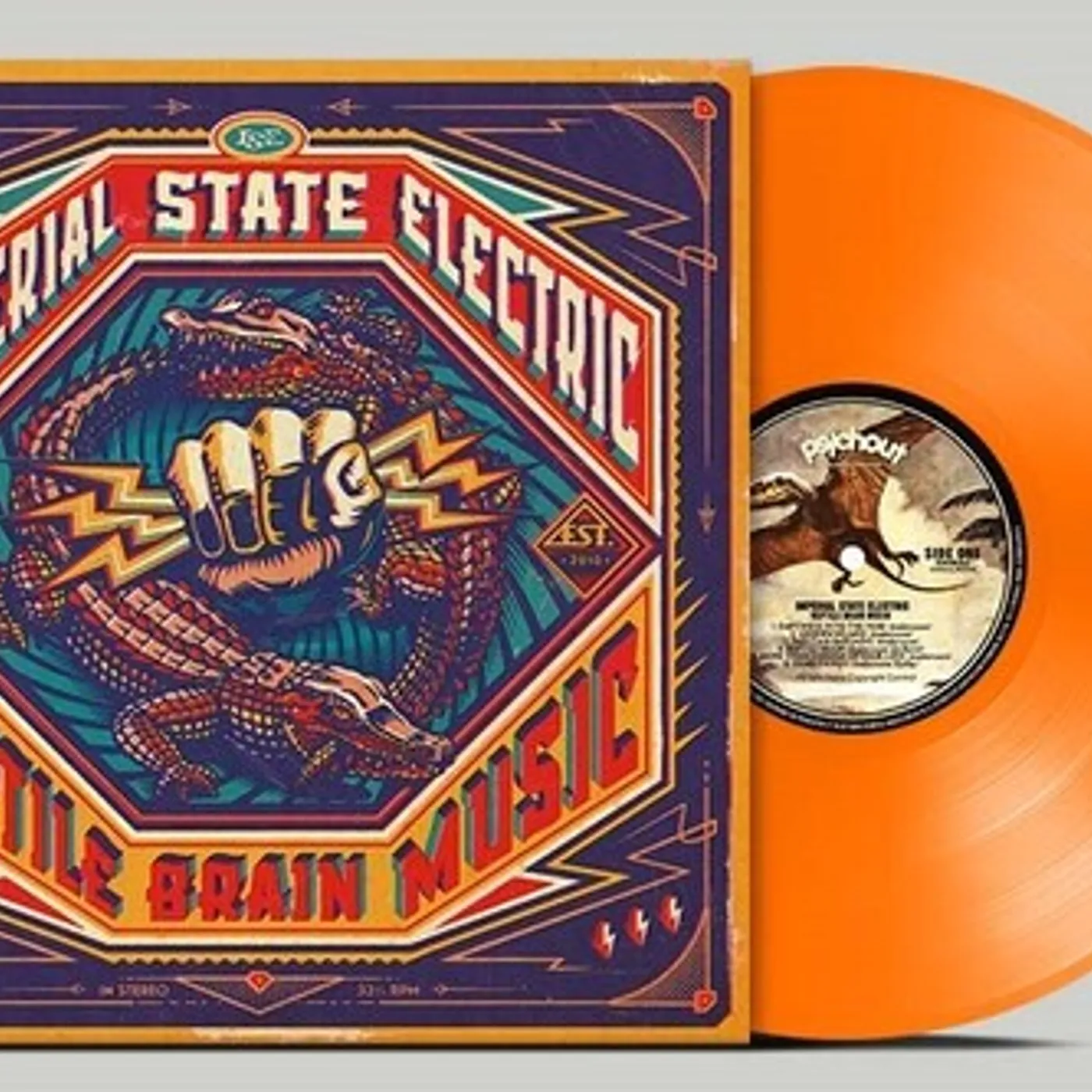 Imperial State Electric Reptile Brain Music - Orange Vinyl Record