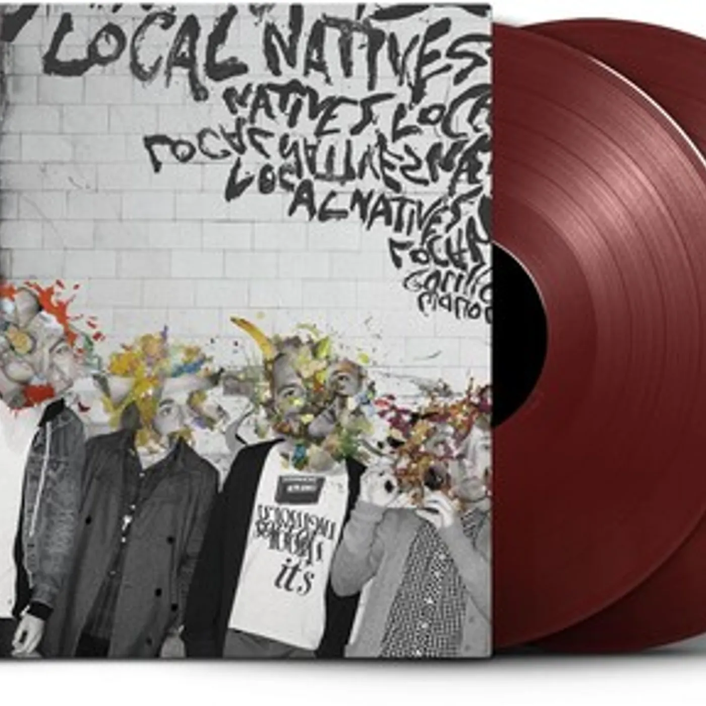 Local Natives Gorilla Manor (Maroon) Vinyl Record