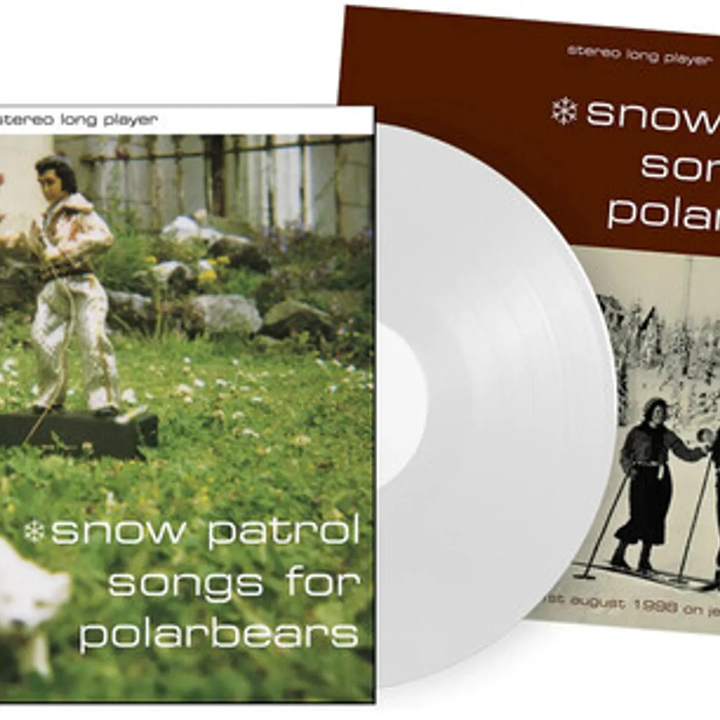 Snow Patrol Songs For Polar Bears: 25th Anniversary (White On Clear Splatter) Vinyl Record