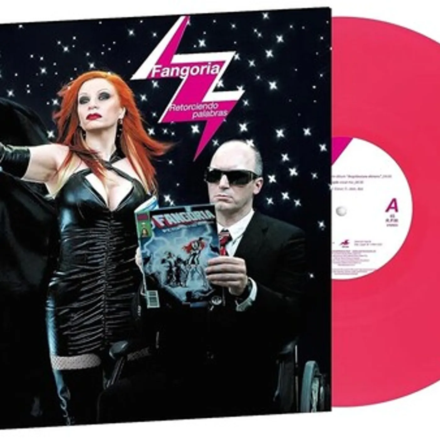 Fangoria Retrocediendo Palabras Maxivin (Pink) Vinyl Record
