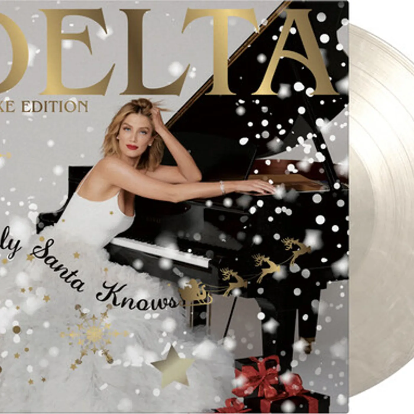 Delta Goodrem ONLY SANTA KNOWS Vinyl Record