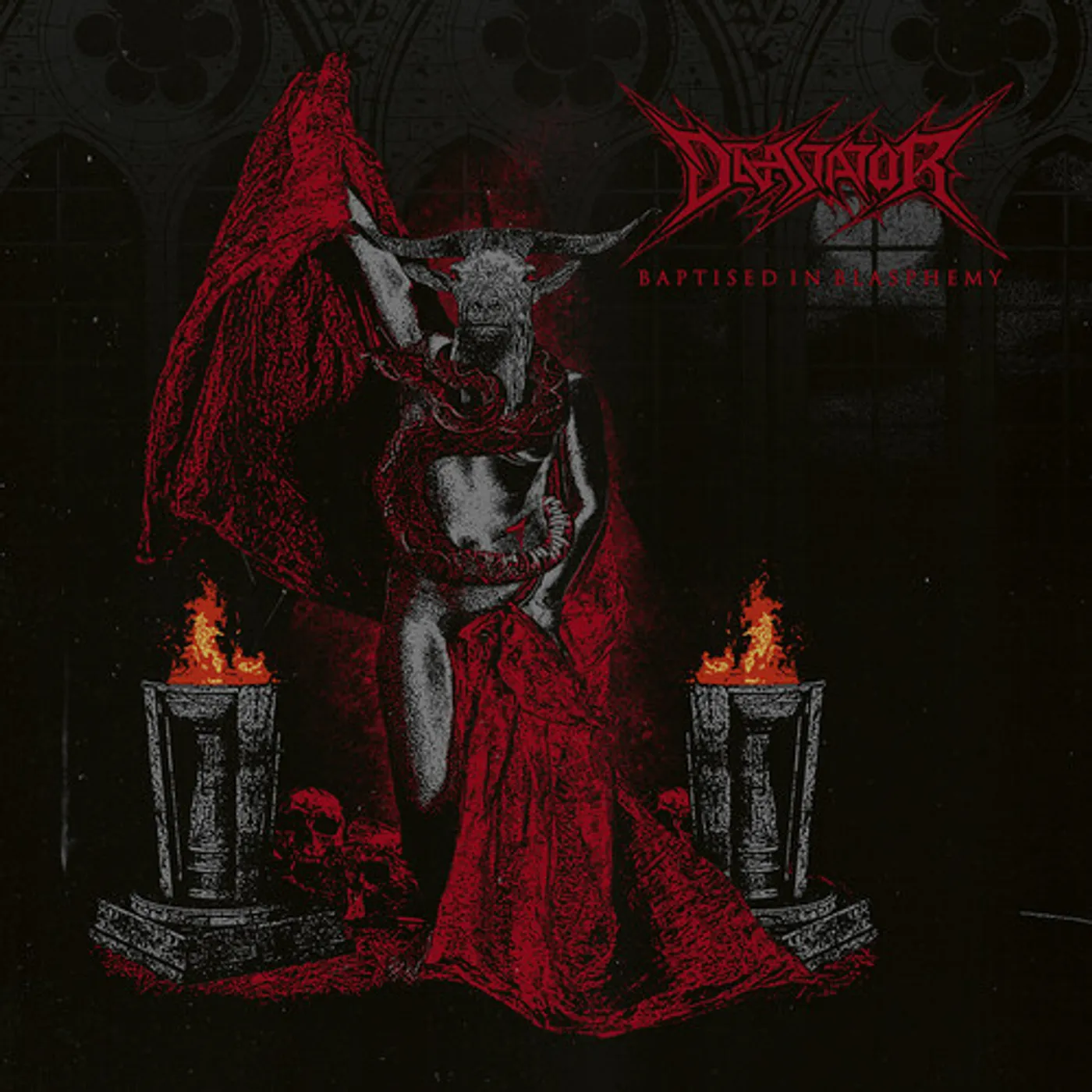 Devastator BAPTISED IN BLASPHEMY Vinyl Record