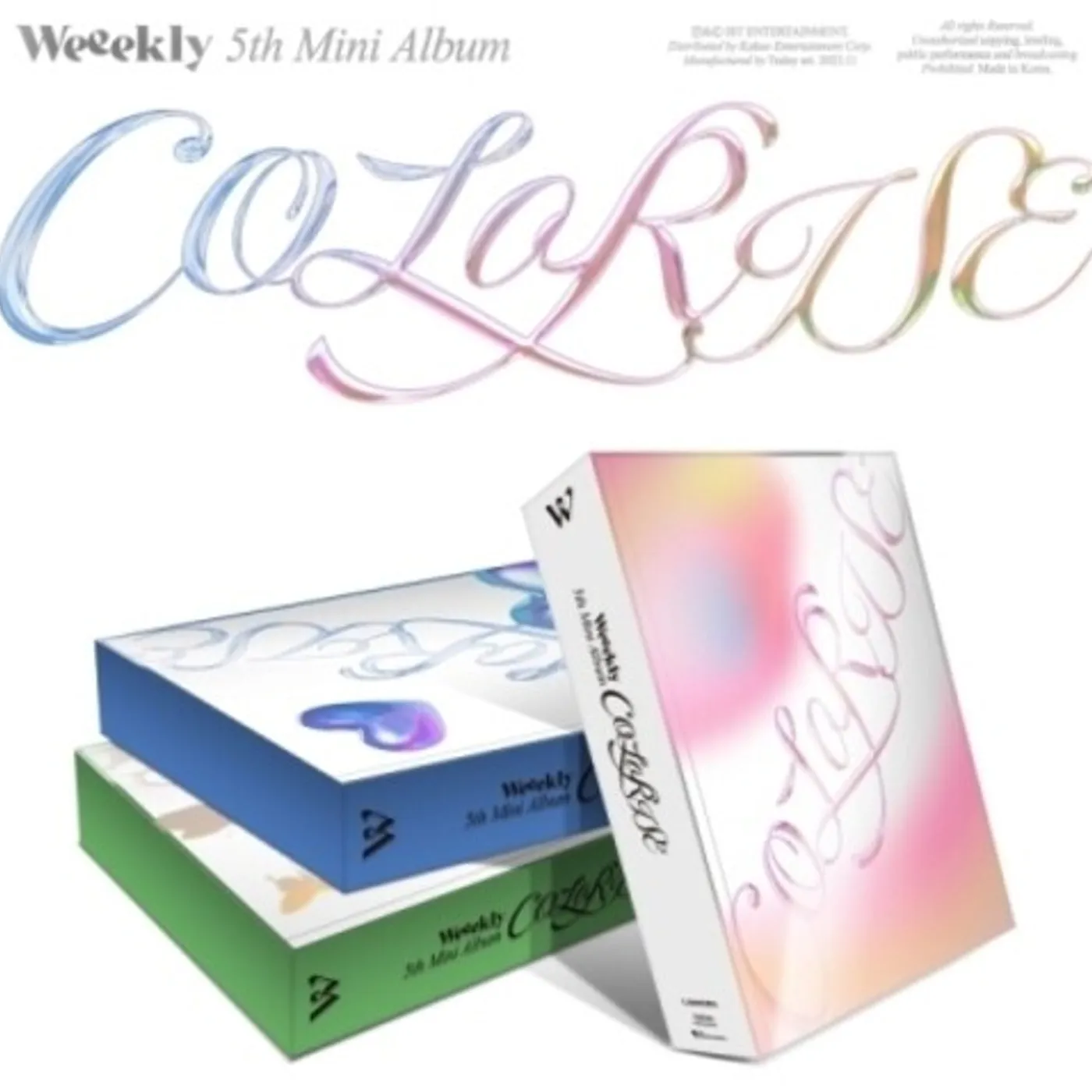 Weeekly COLORISE - RANDOM COVER CD