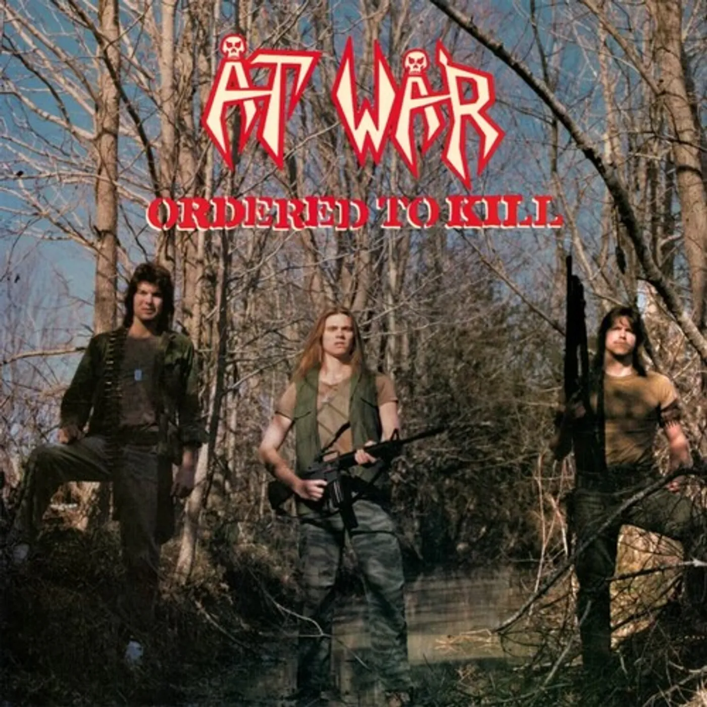At War ORDERED TO KILL - CAMOUFLAGE SPLATTER Vinyl Record
