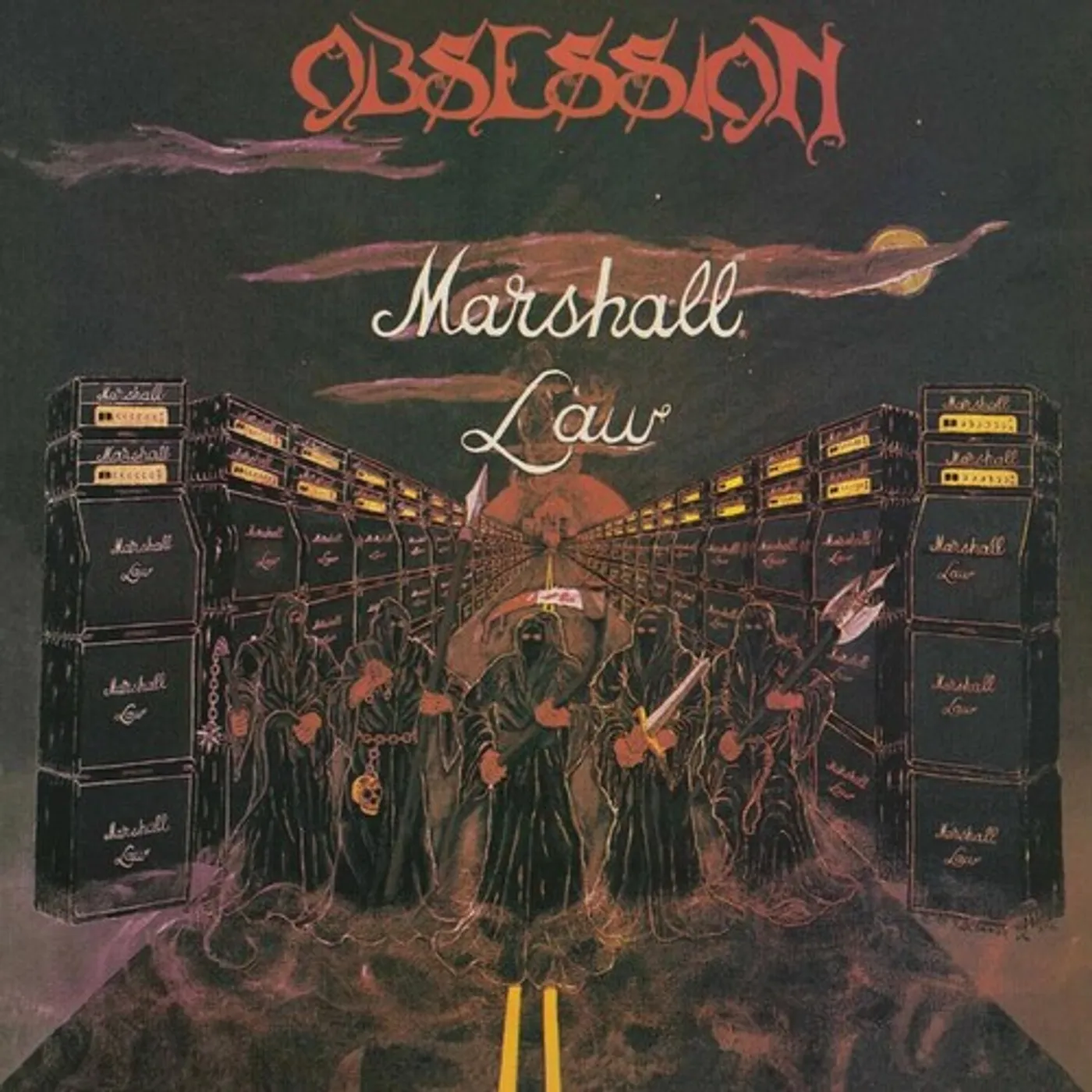 Obsession MARSHALL LAW - RED Vinyl Record