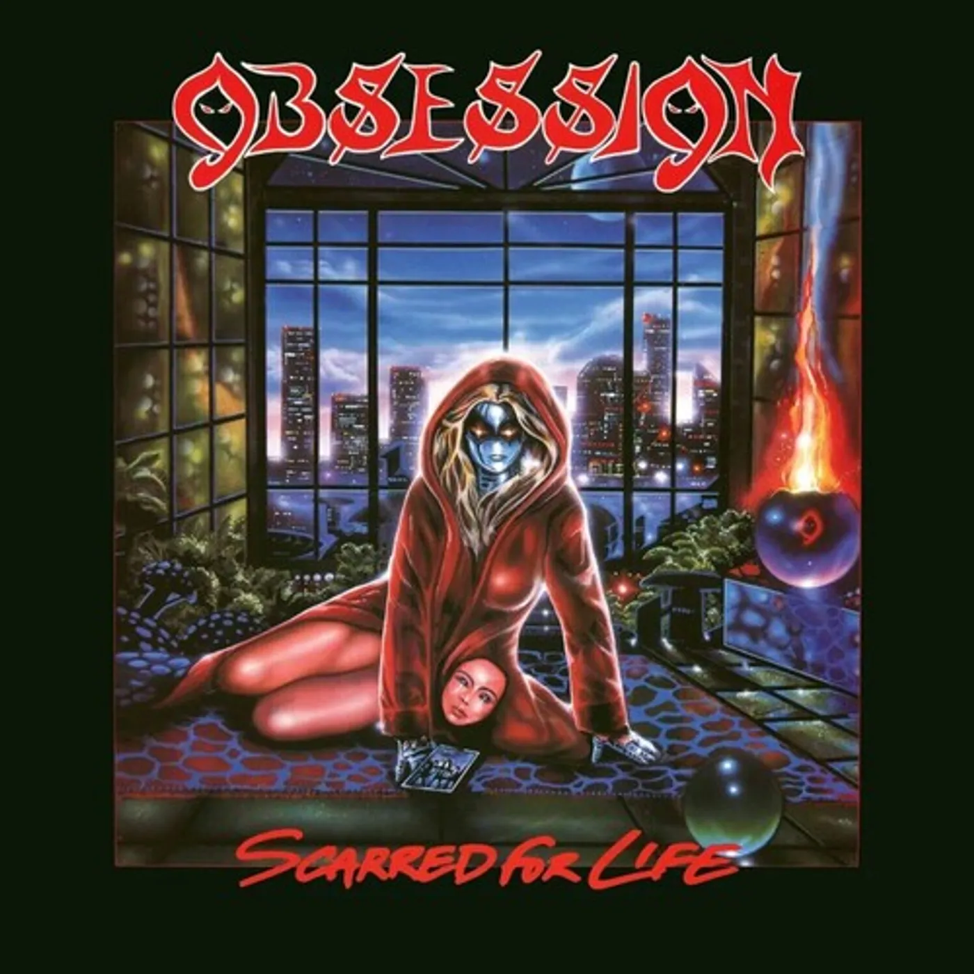 Obsession SCARRED FOR LIFE - BLUE Vinyl Record