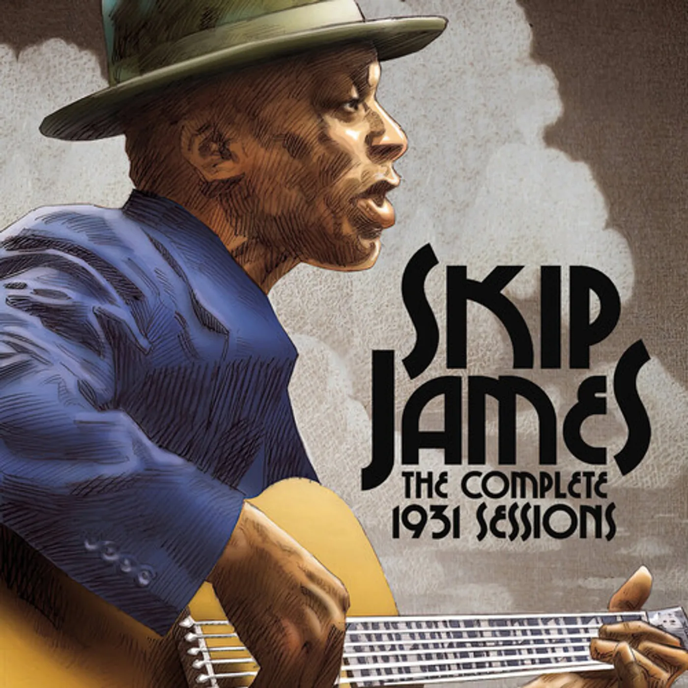 Skip James COMPLETE 1931 SESSIONS - TRANSPARENT BLUE Vinyl Record