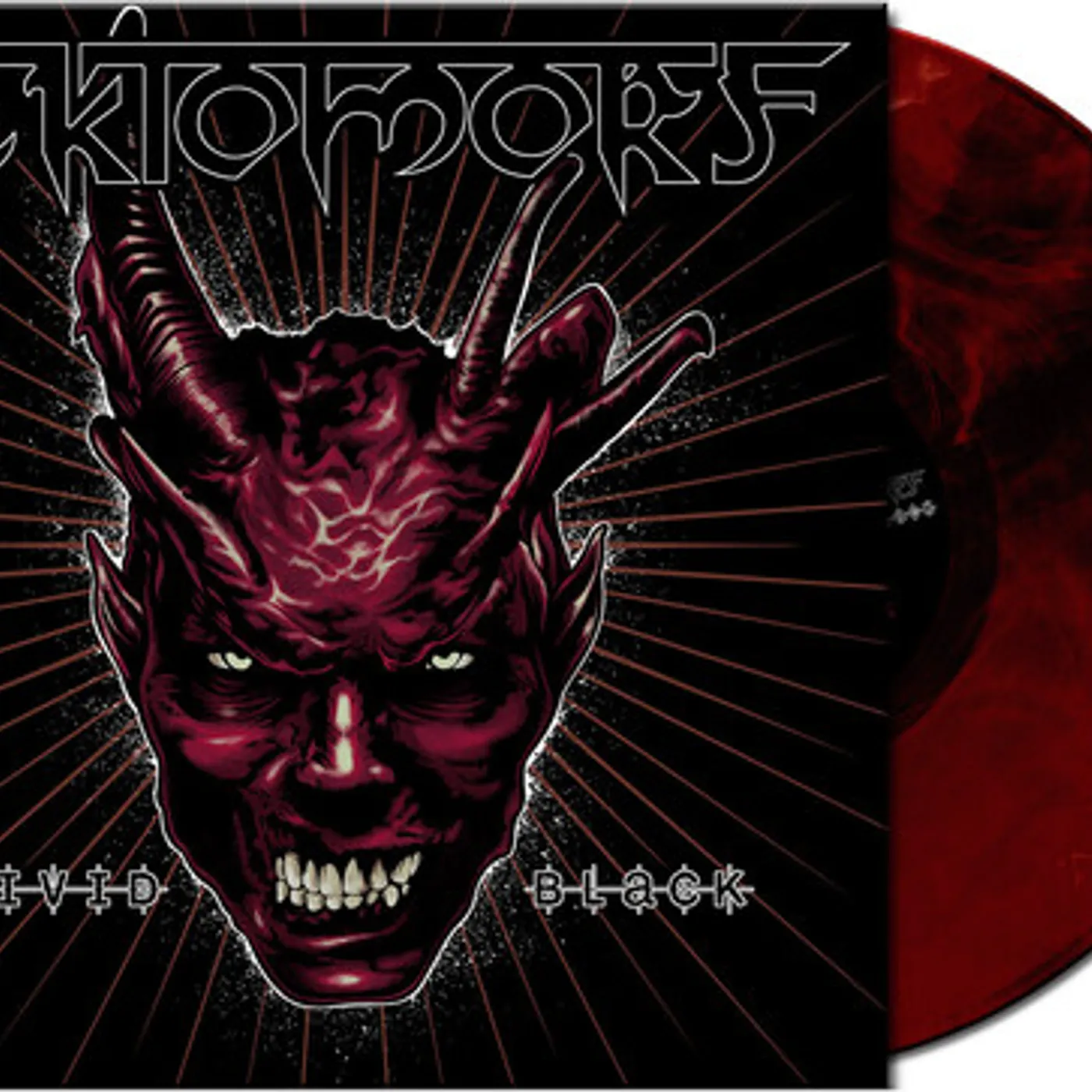 Ektomorf VIVID BLACK - BLACK/RED Vinyl Record
