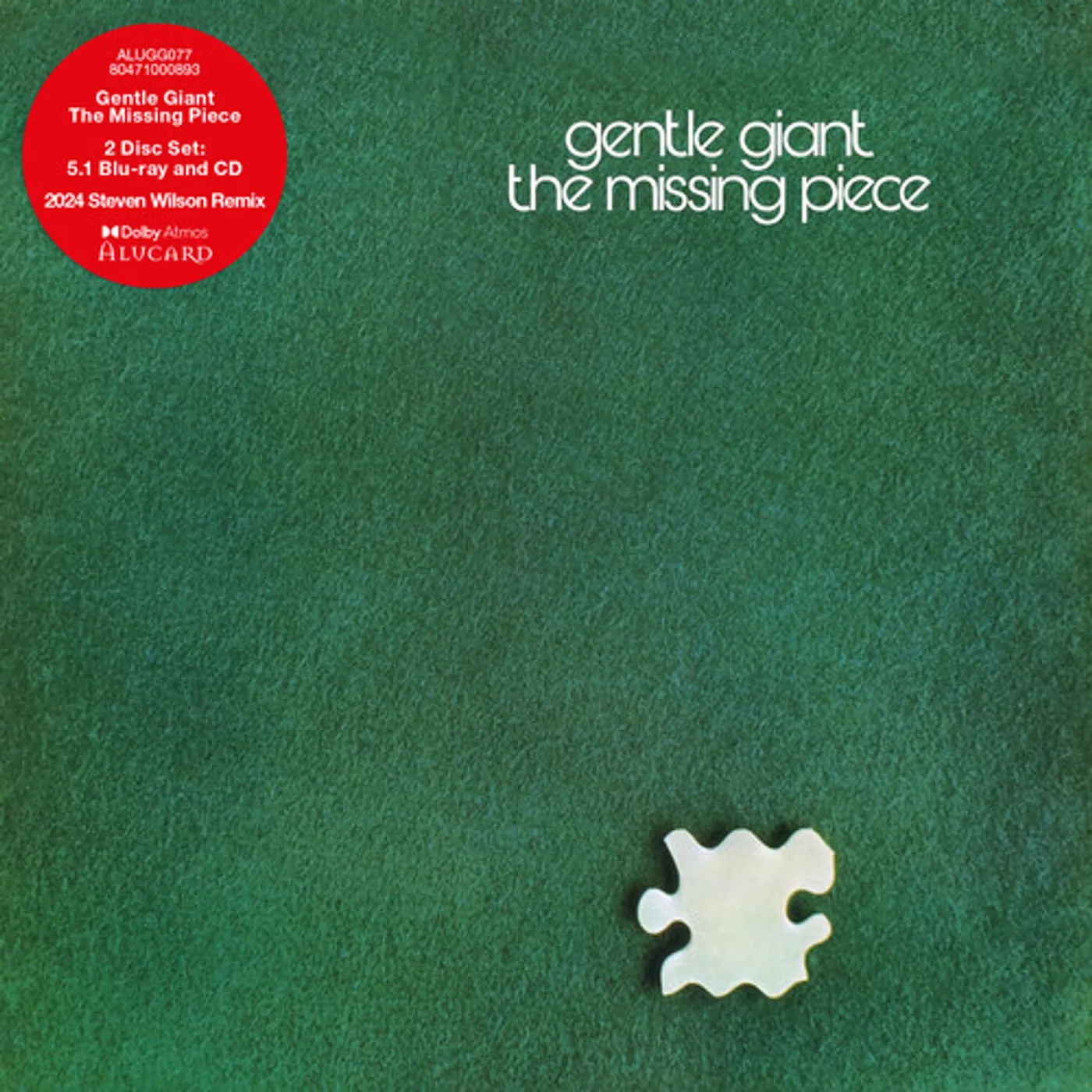 Gentle Giant MISSING PIECE CD + BLU-RAY STEVEN WILSON REMIX CD
