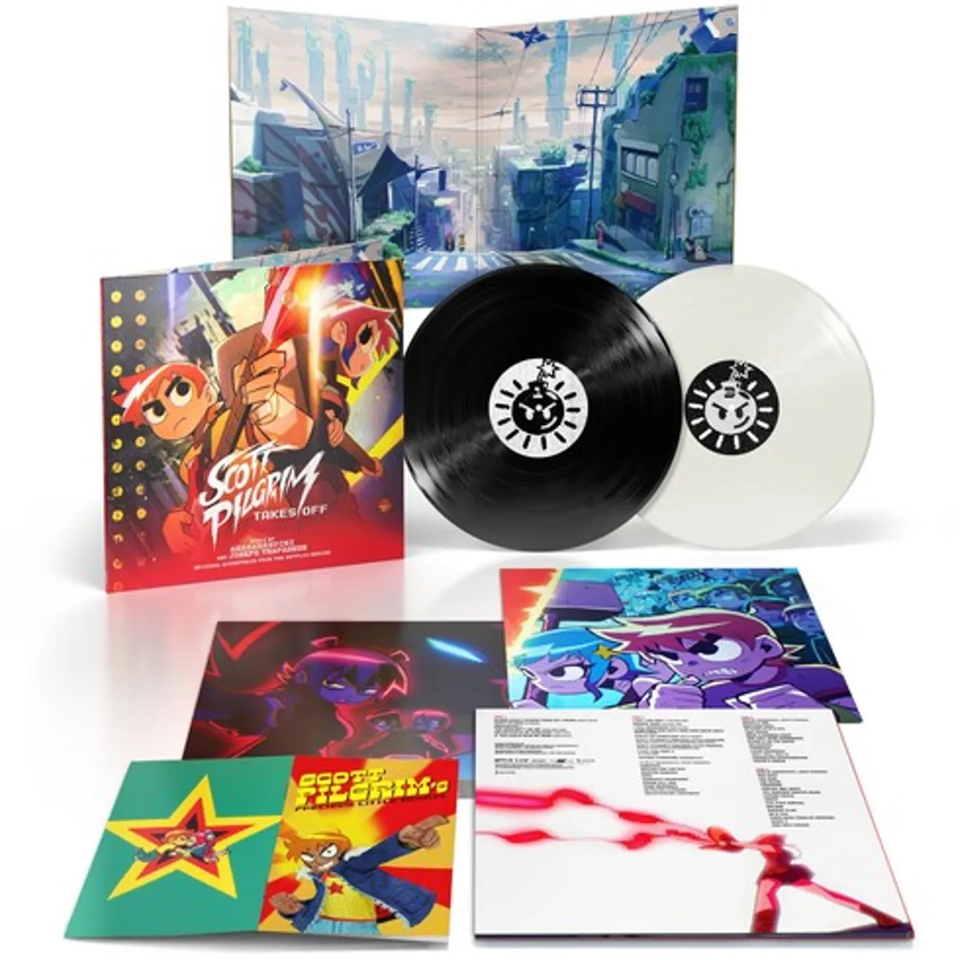 Anamanaguchi Scott Pilgrim Takes Off (Original Soundtrack) (2LP/Black & White/Gatefold) Vinyl Record