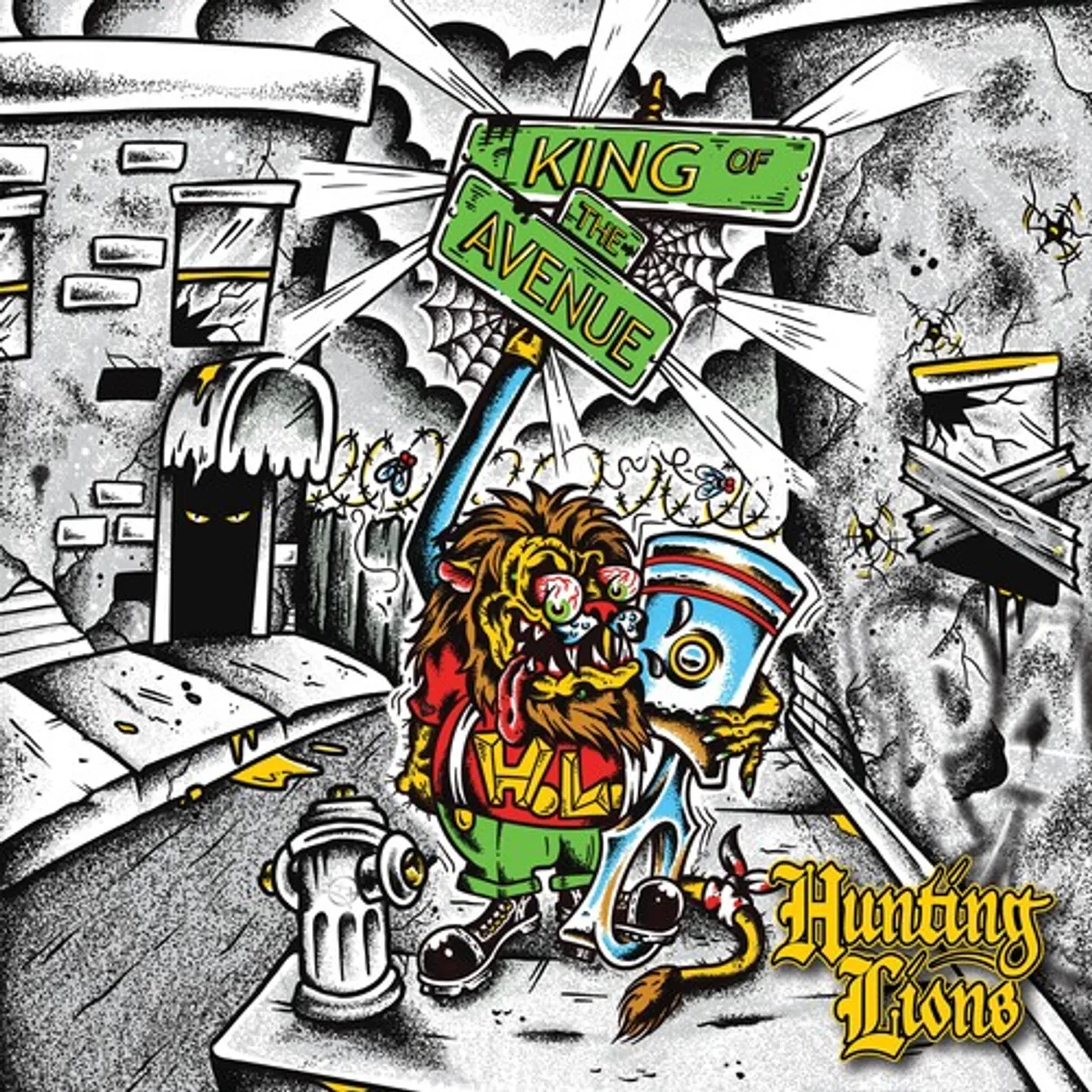 Hunting Lions KING OF THE AVENUE Vinyl Record