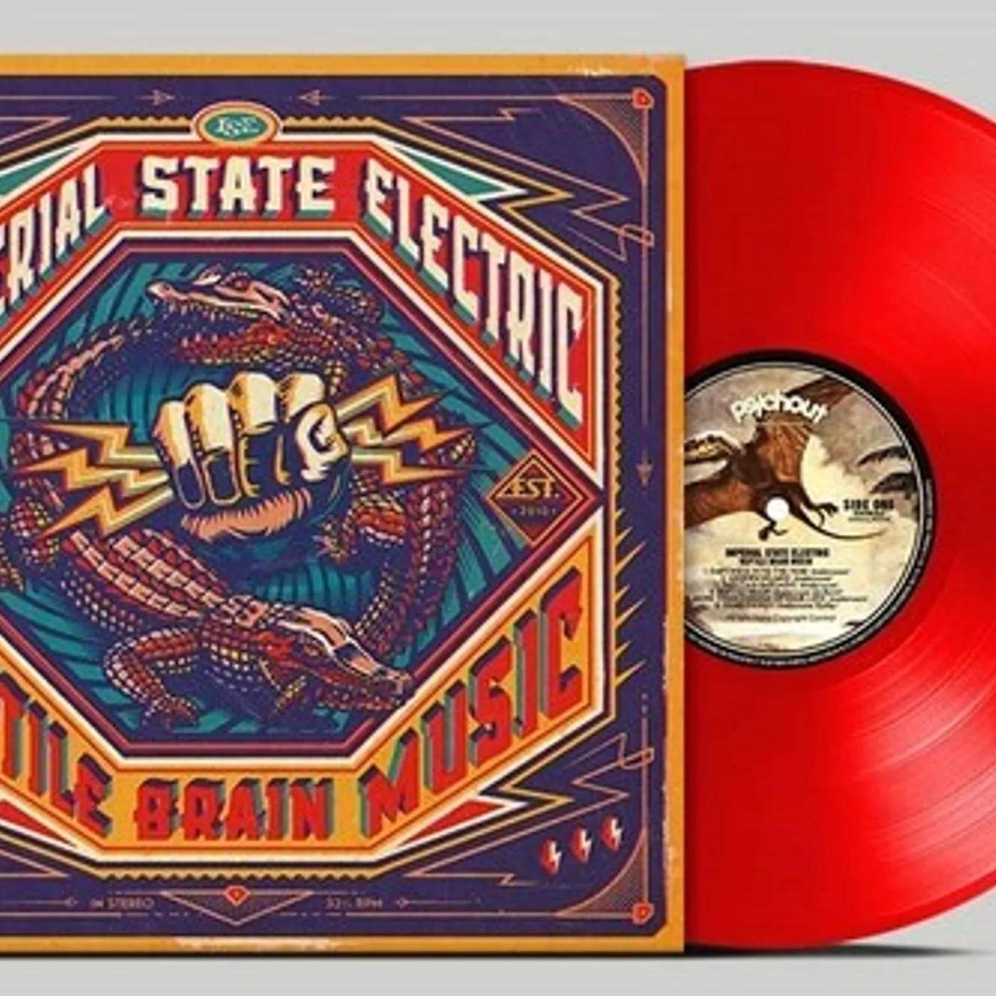 Imperial State Electric REPTILE BRAIN MUSIC - RED Vinyl Record