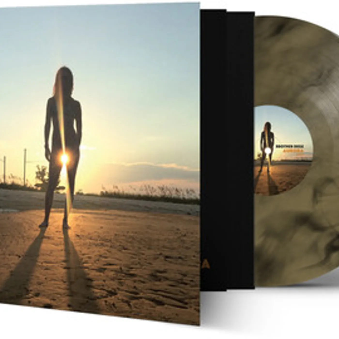 Brother Dege AURORA - BLACK / GOLD MARBLE Vinyl Record