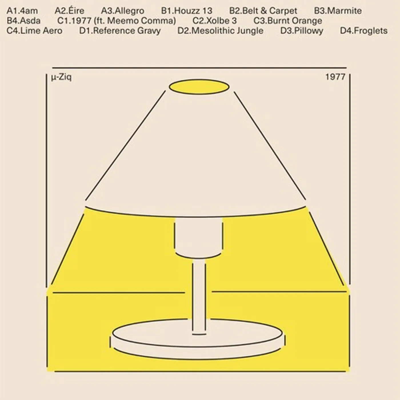 µ-Ziq 1977 (2LP/Yellow) Vinyl Record