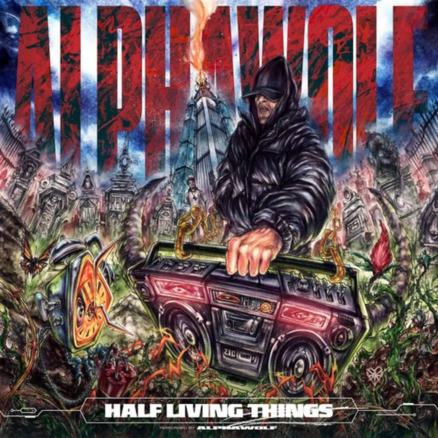 Alpha Wolf HALF LIVING THINGS CD