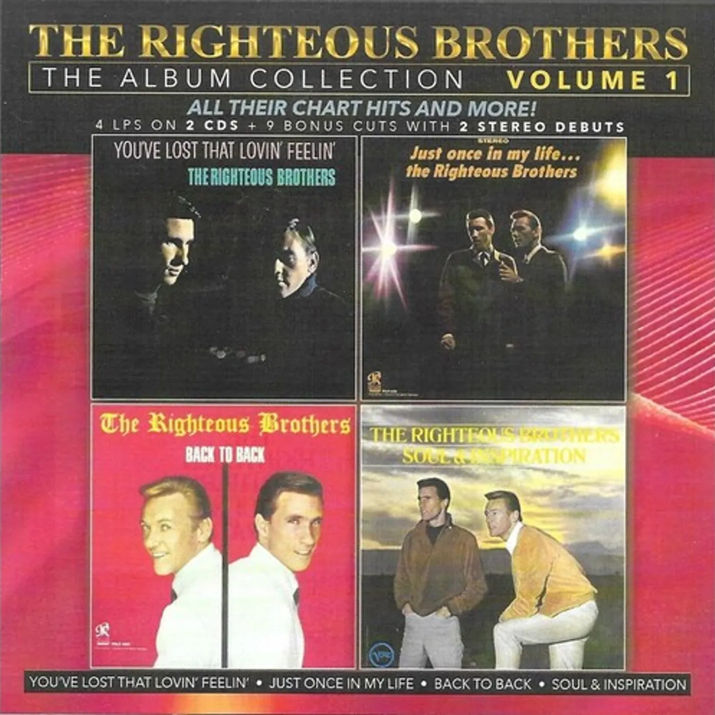 The Righteous Brothers ALBUM COLLECTION 1 CD