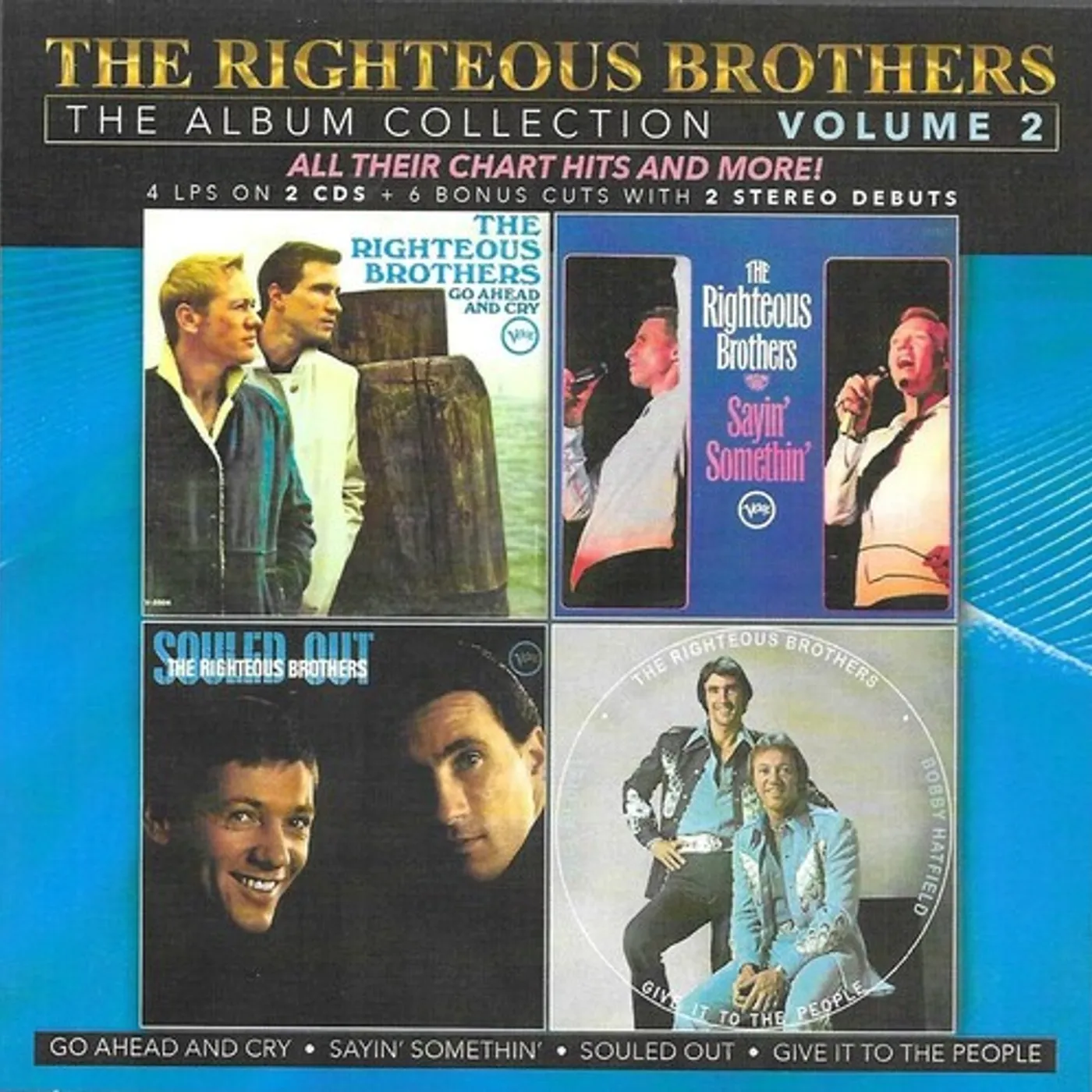 The Righteous Brothers ALBUM COLLECTION 2 CD