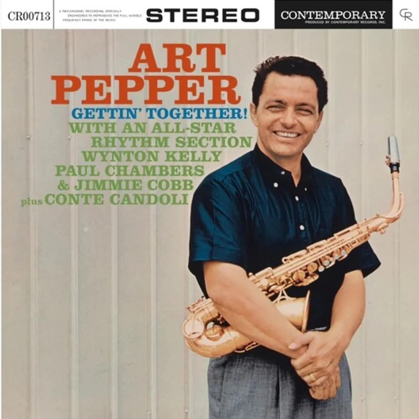 Art Pepper Gettin Together (Contemporary Records Acoustic) Vinyl Record