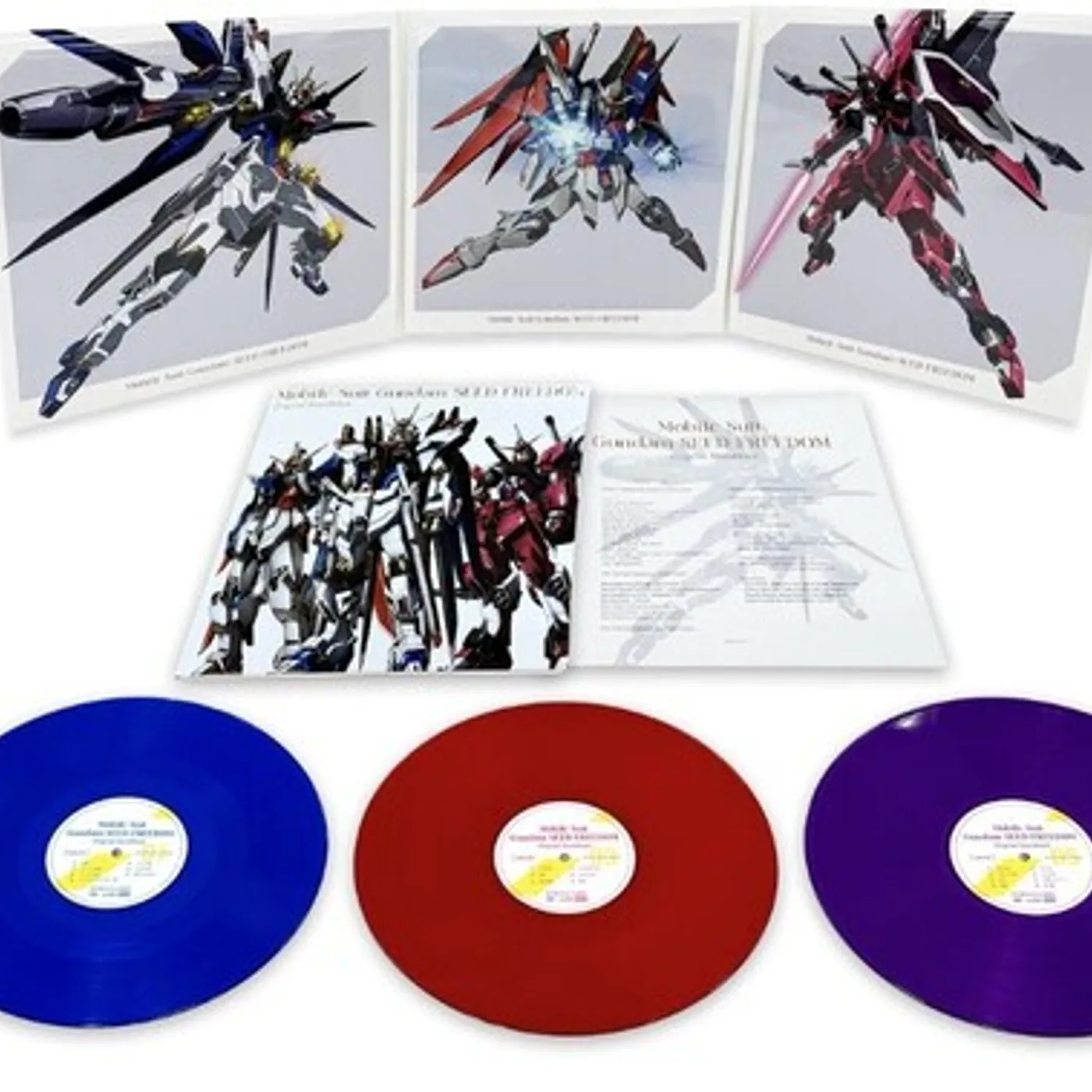 Toshihiko Sahashi MOBILE SUIT GUNDAM SEED FREEDOM - Original Soundtrack Vinyl Record