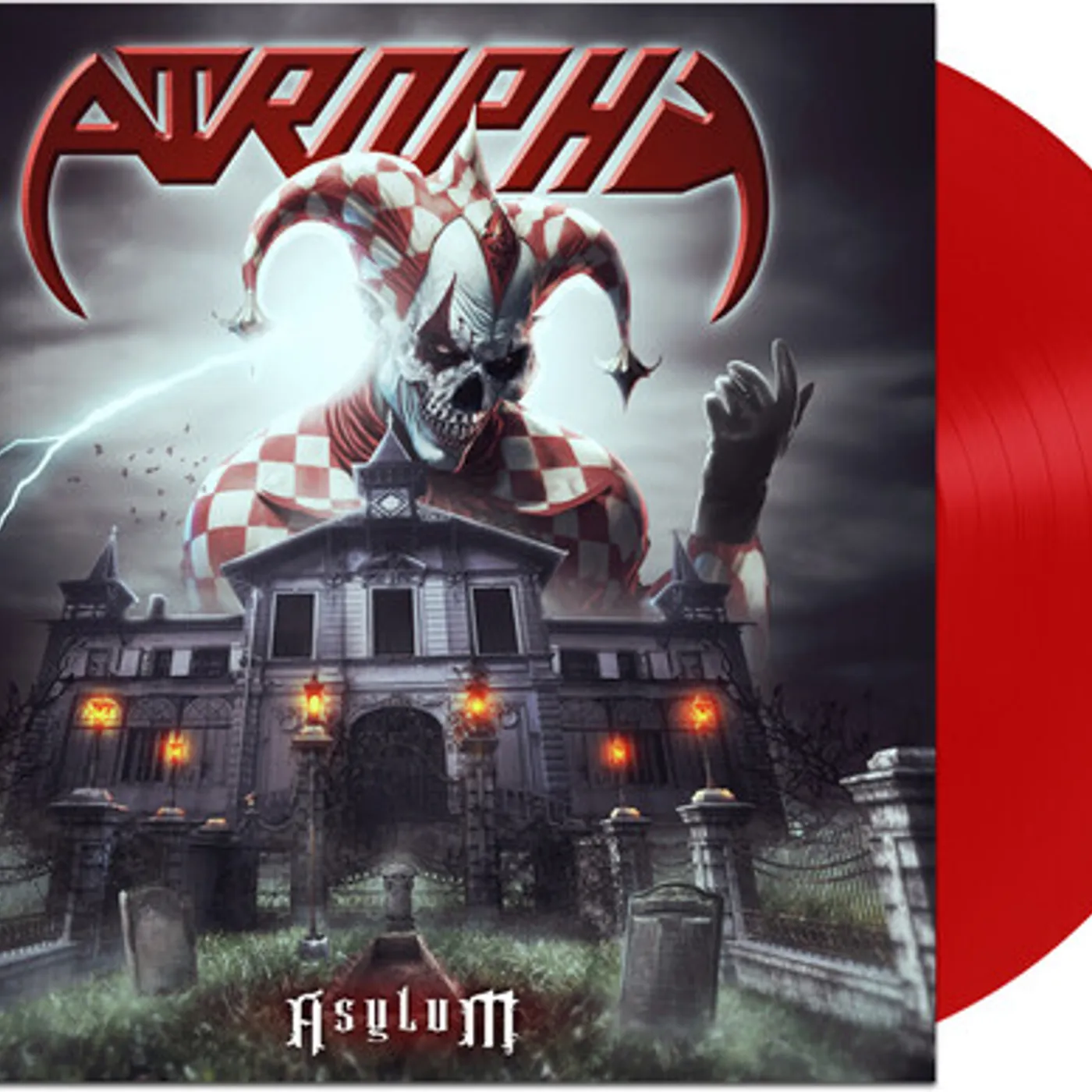 Atrophy ASYLUM - RED Vinyl Record