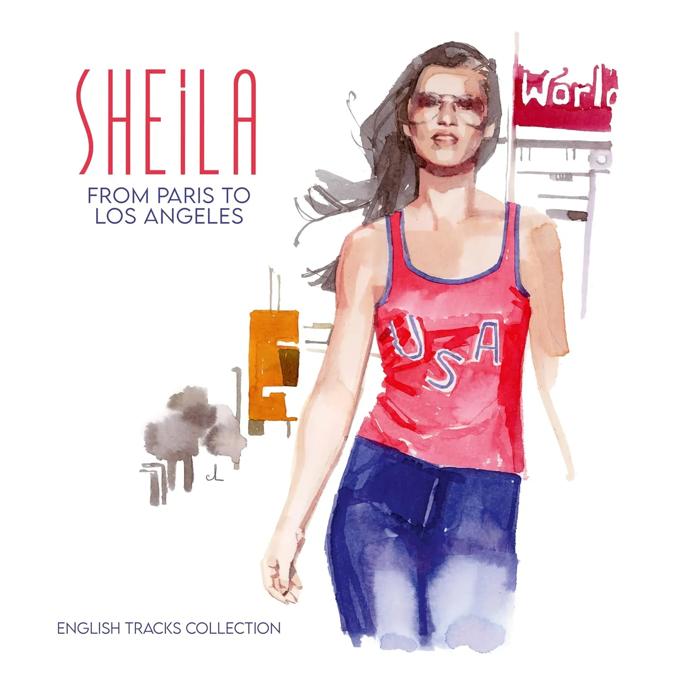 Sheila From Paris To L.A. - English Tracks Collection Vinyl Record