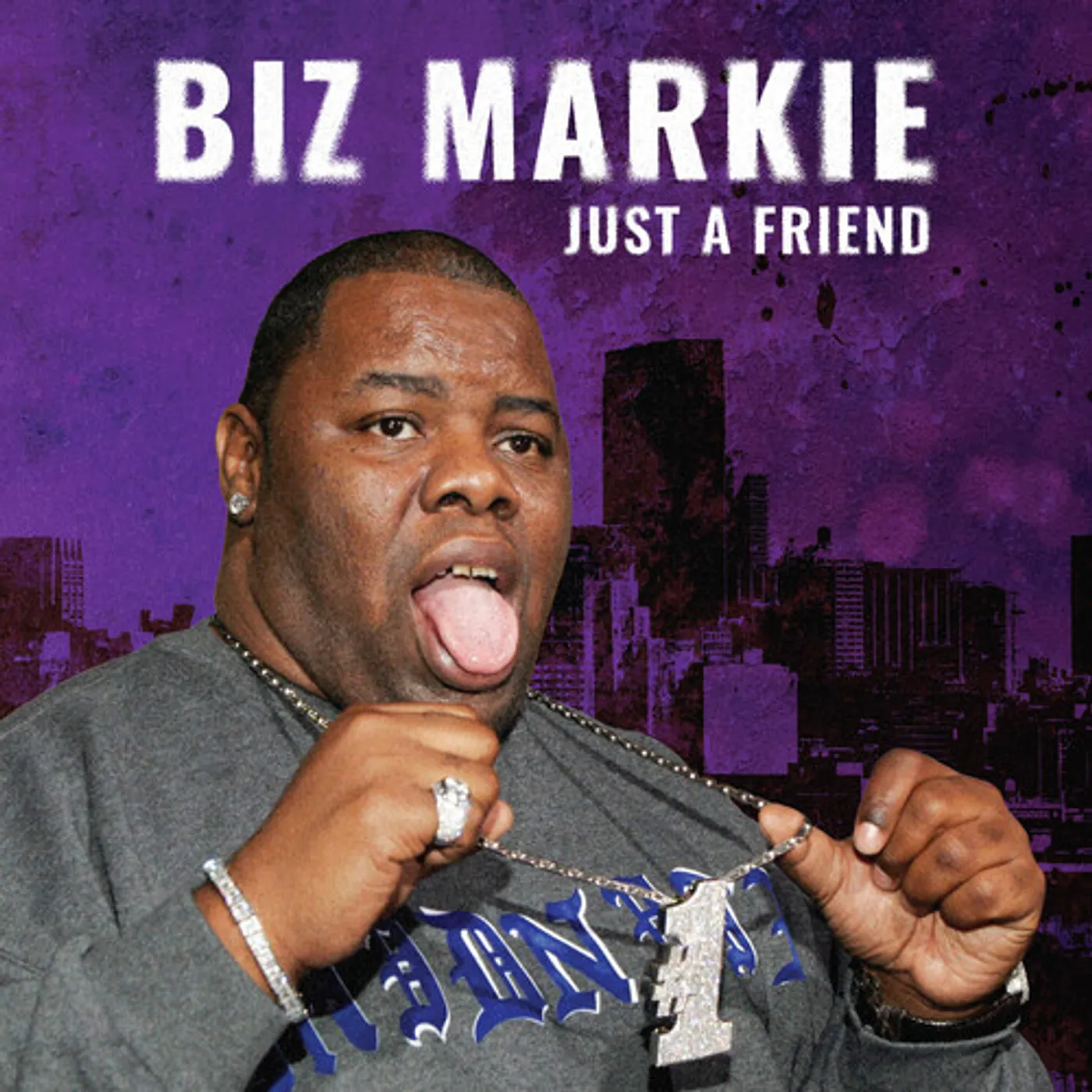 Biz Markie JUST A FRIEND - PURPLE Vinyl Record