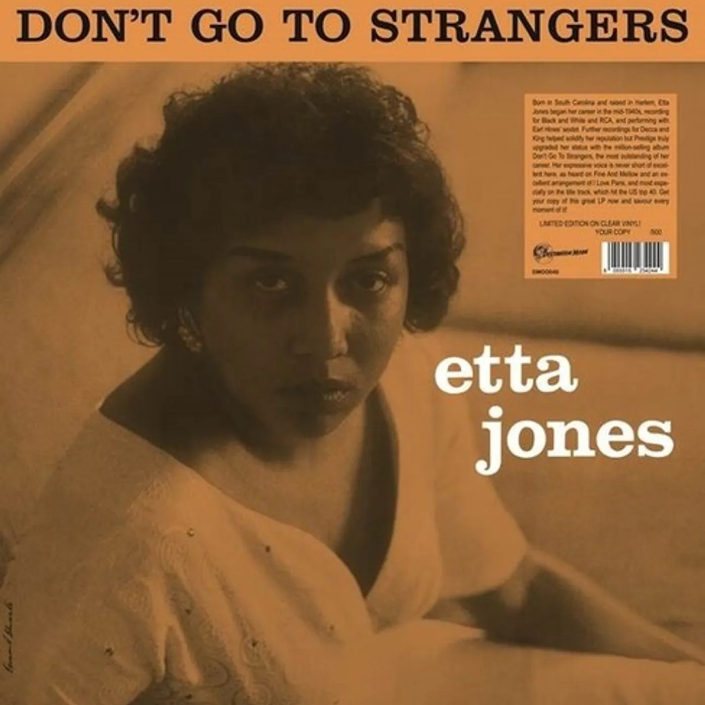 Etta Jones DON'T GO TO STRANGERS Vinyl Record