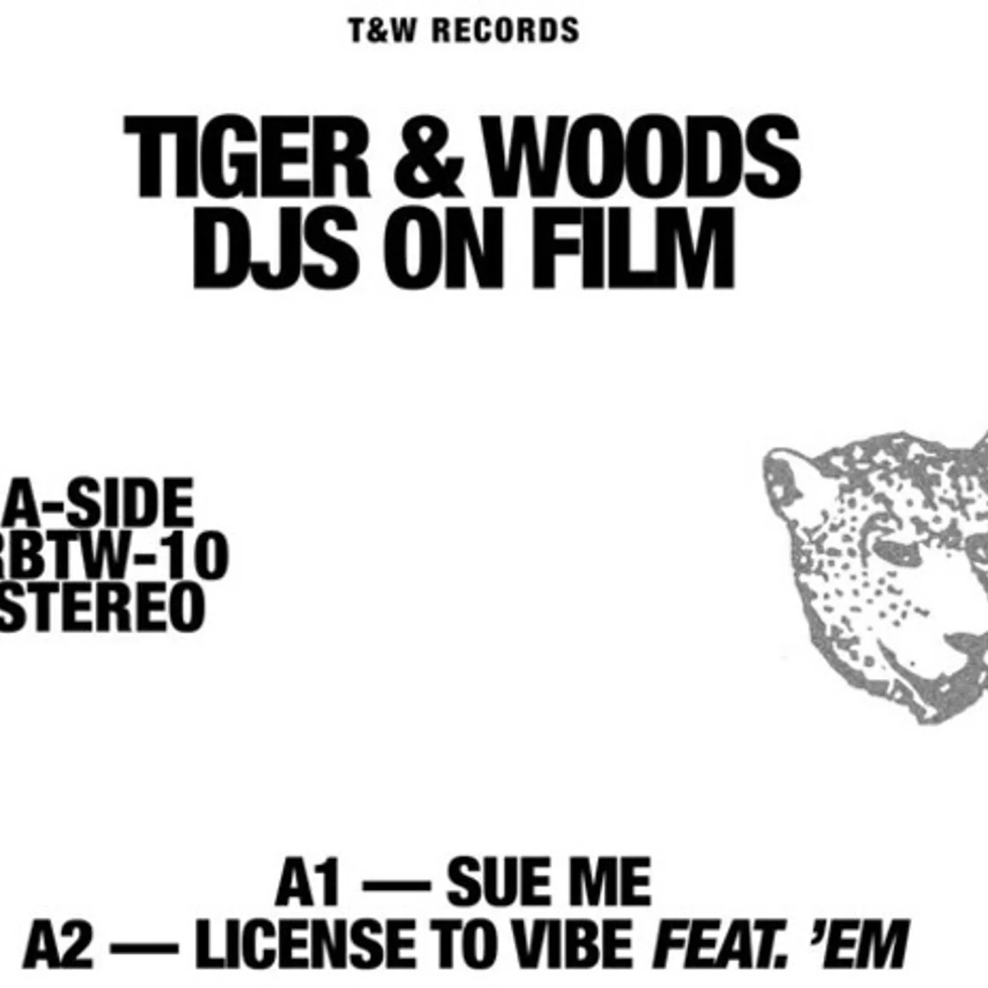 Tiger & Woods Djs On Film (12") Vinyl Record