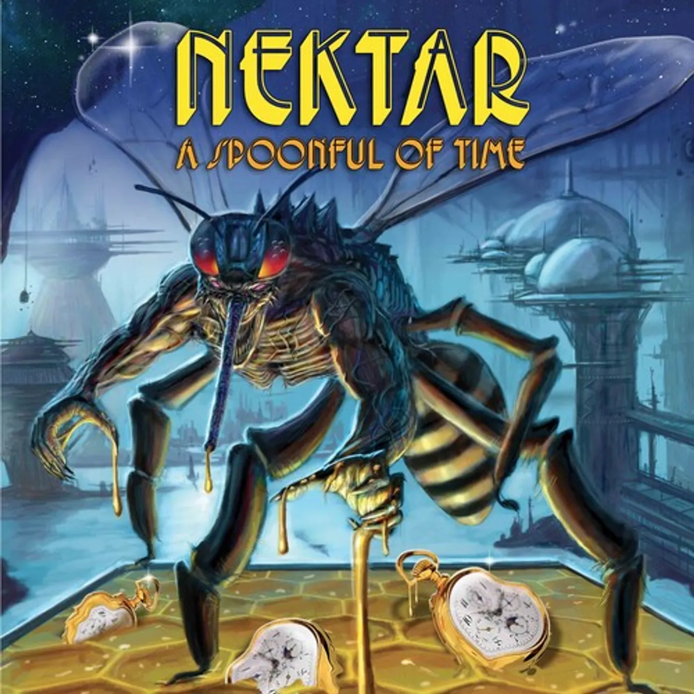Nektar Spoonful Of Time - Blue/yellow Vinyl Record